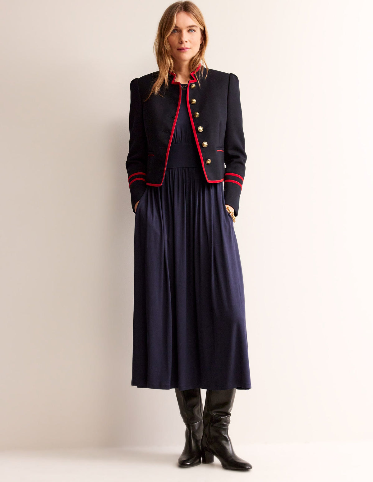 Thea Ärmelloses Midikleid-Aqua Marine Marl-4