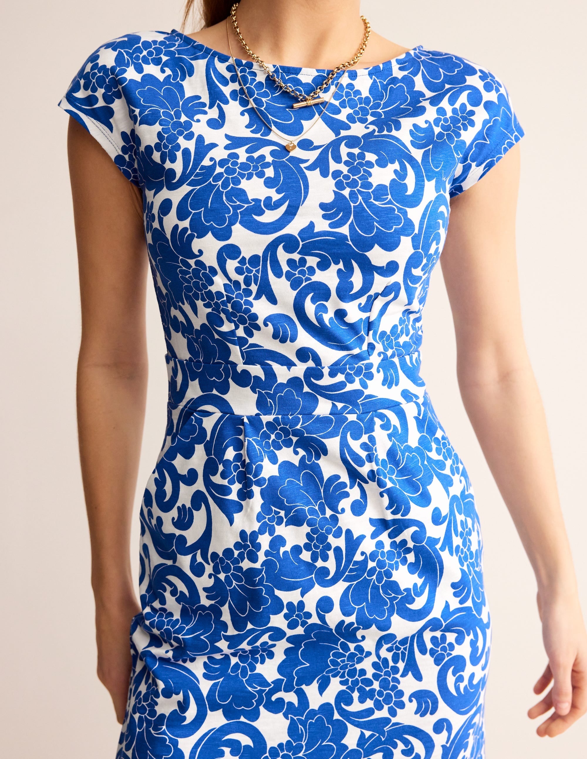 Florrie Jerseykleid-Surf the Web, Üppige Wirbel - Image 2