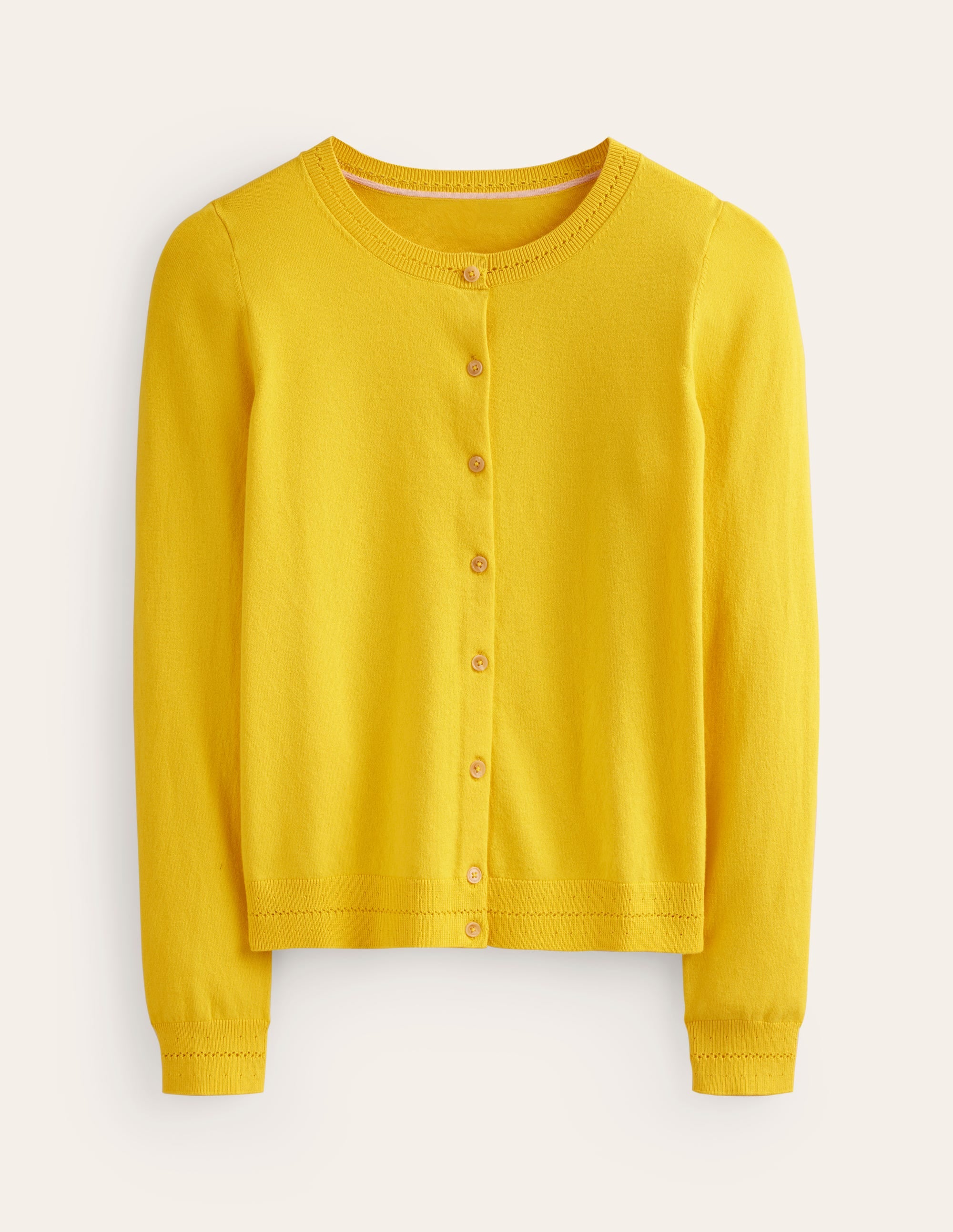 Catriona Cardigan aus Baumwolle-Mimosengelb - Image 5
