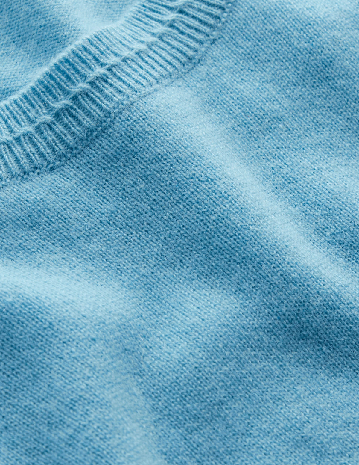 Eva Kaschmirpullover mit Rundhalsausschnitt-Hellblau-6