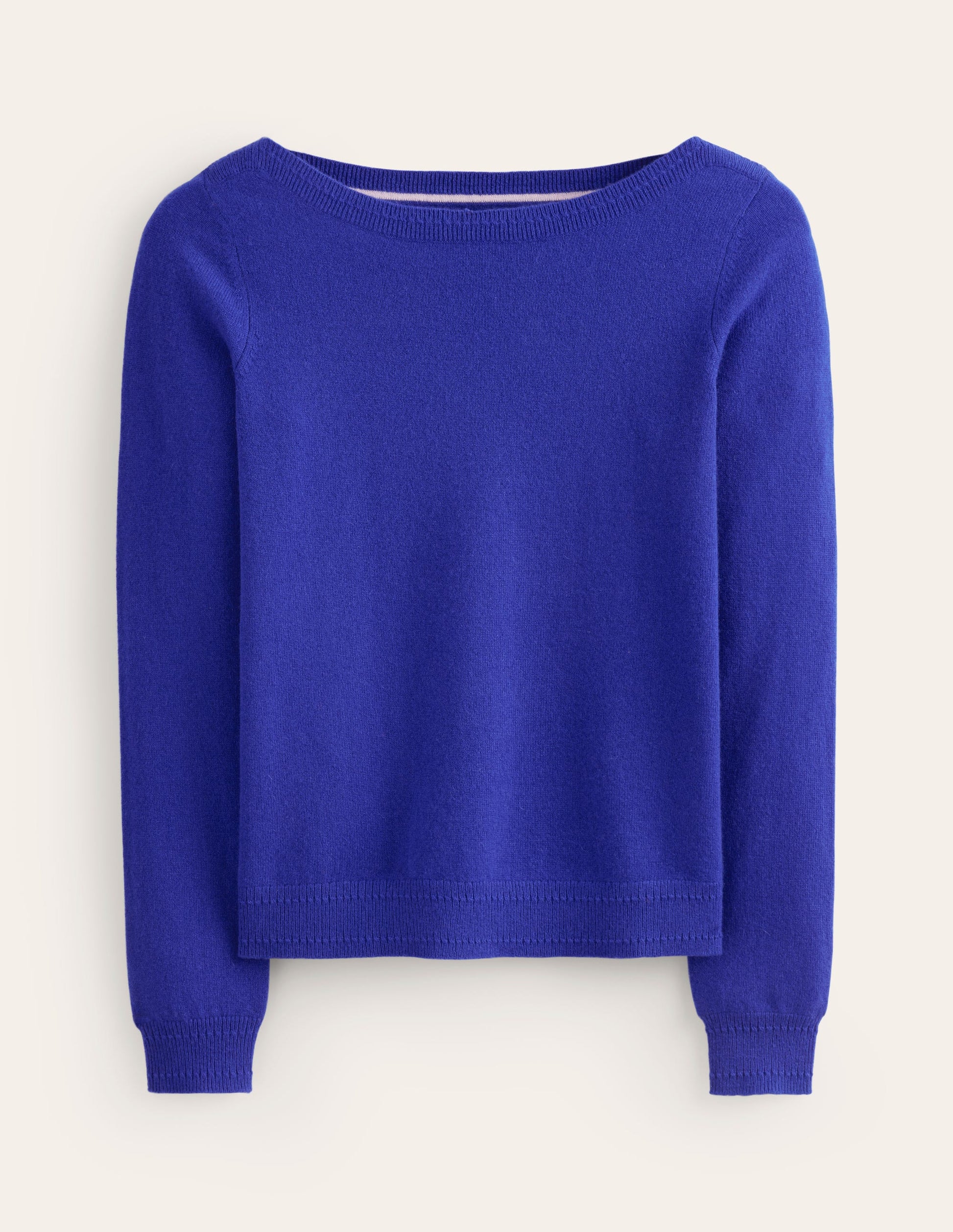 Eva Kaschmirpullover mit U-Boot-Ausschnitt-Hellblau-5