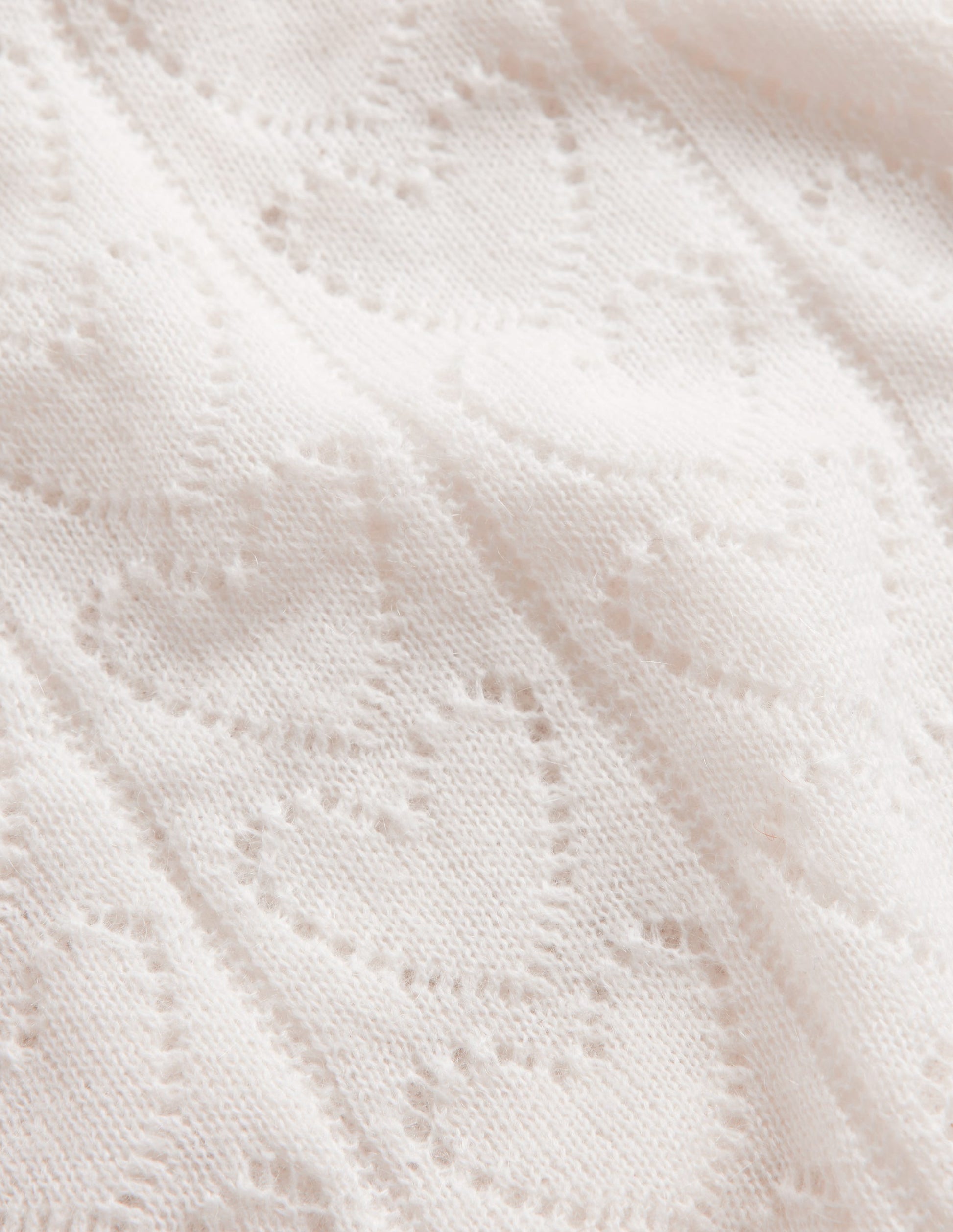 Flauschiger Herz-Pointelle-Pullover-Warmes Naturweiß-6