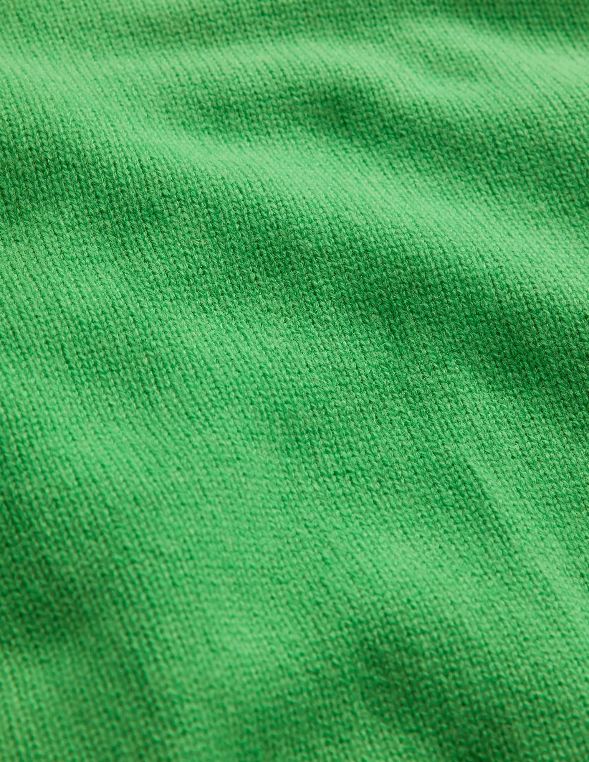 Pull en cachemire fendu aux poignets-Vert vif - Image 7