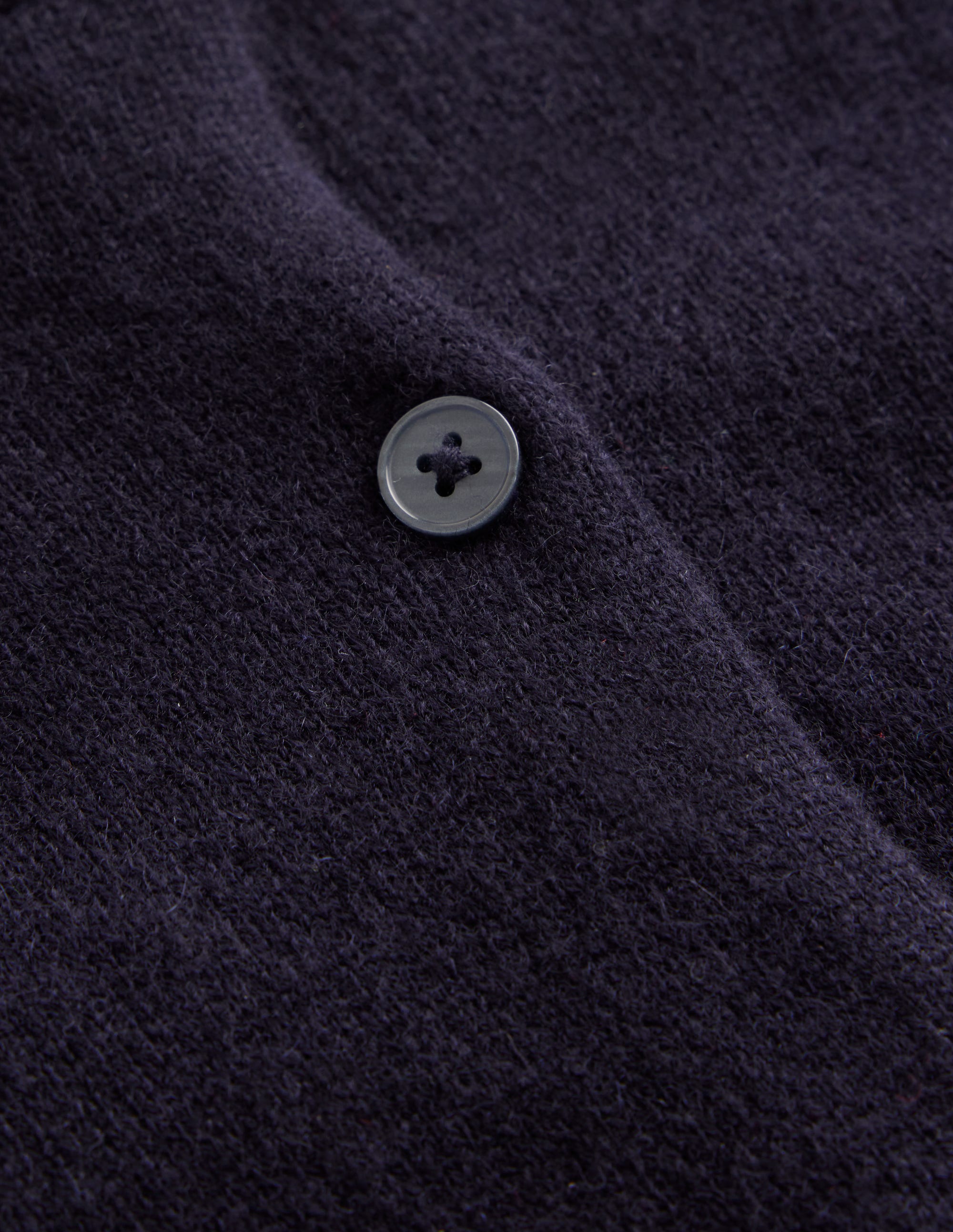 Eva Verkürzte Strickjacke aus Kaschmir-Marineblau - Image 6
