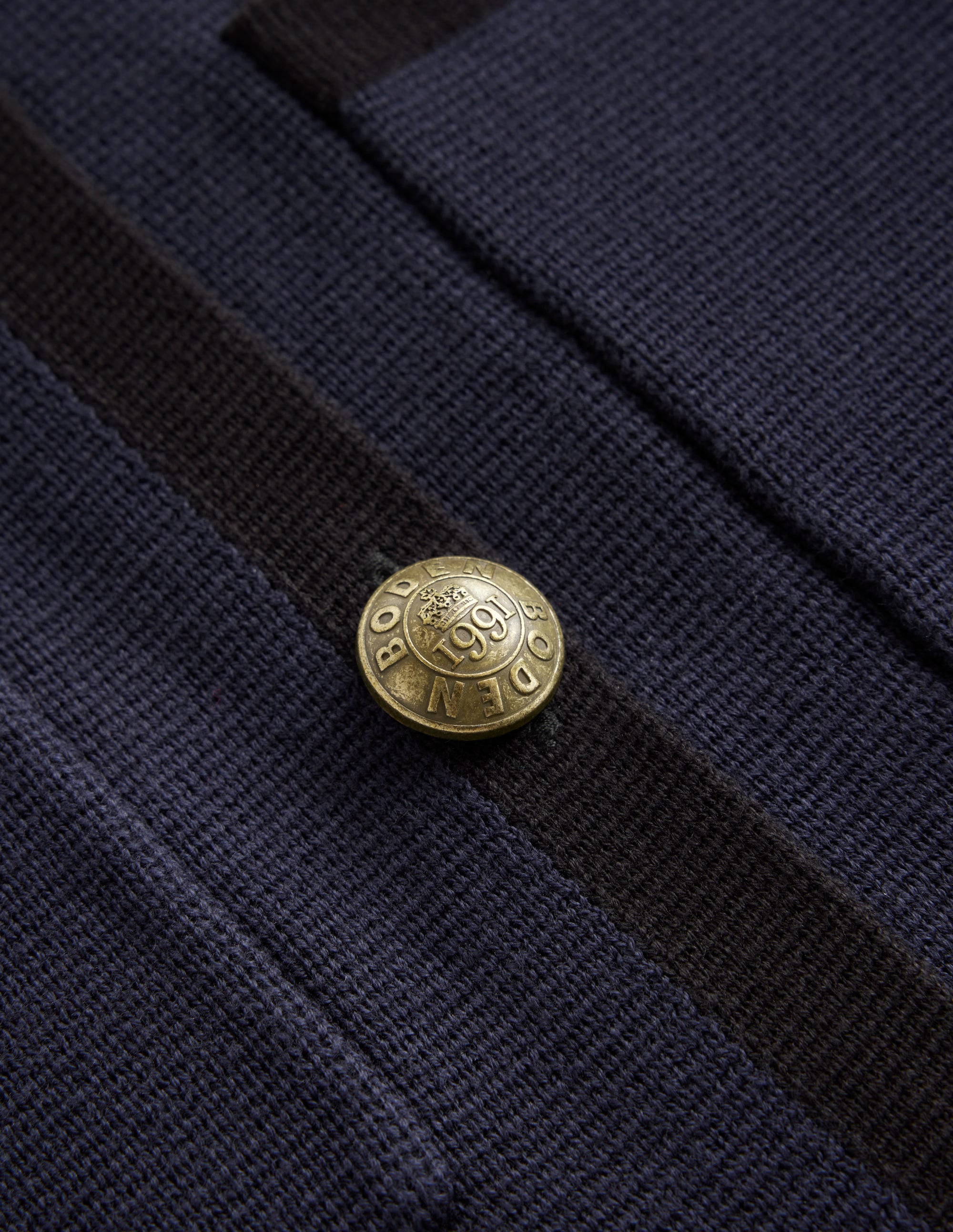 Holly Lange Strickjacke-Marineblau, Schwarz - Image 7