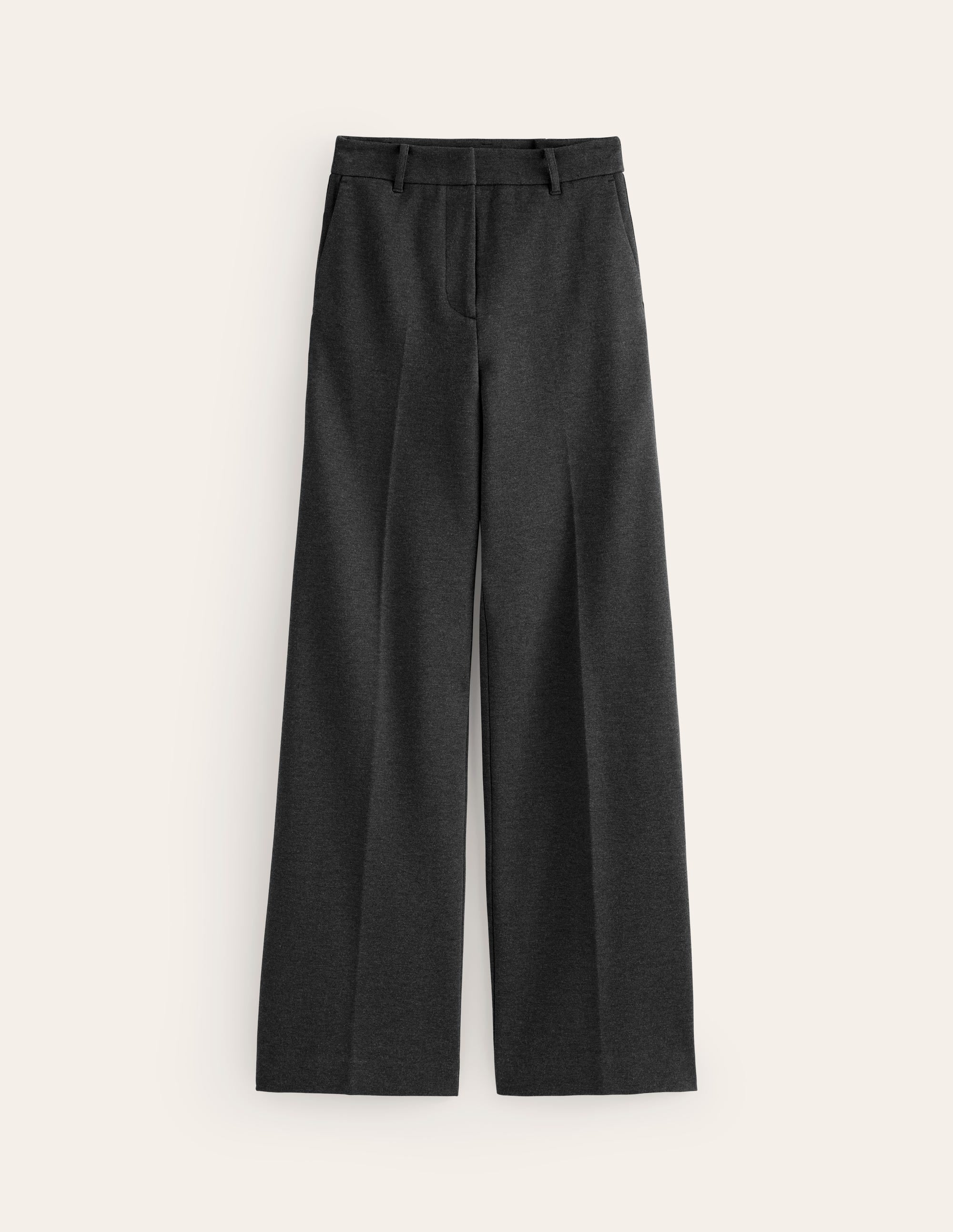 Westbourne Ponte Trousers-Charcoal Marl - Image 5