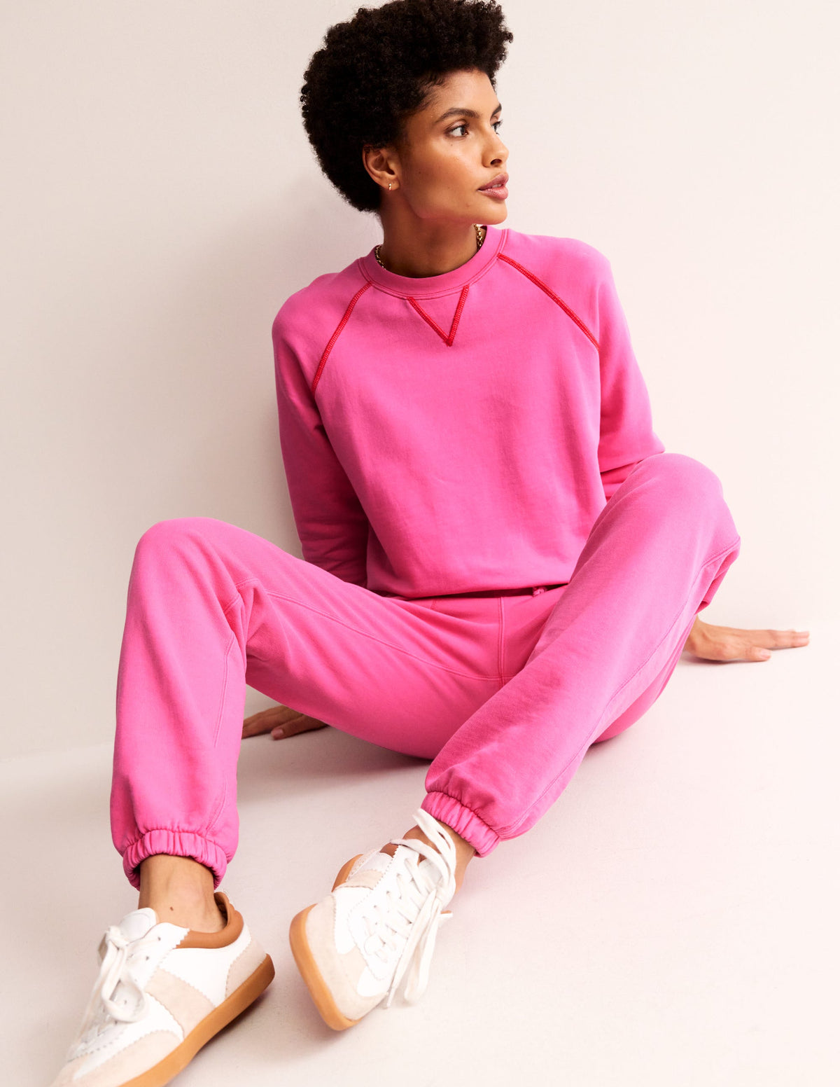 Washed Joggers-Sangria Sunset - Image 1