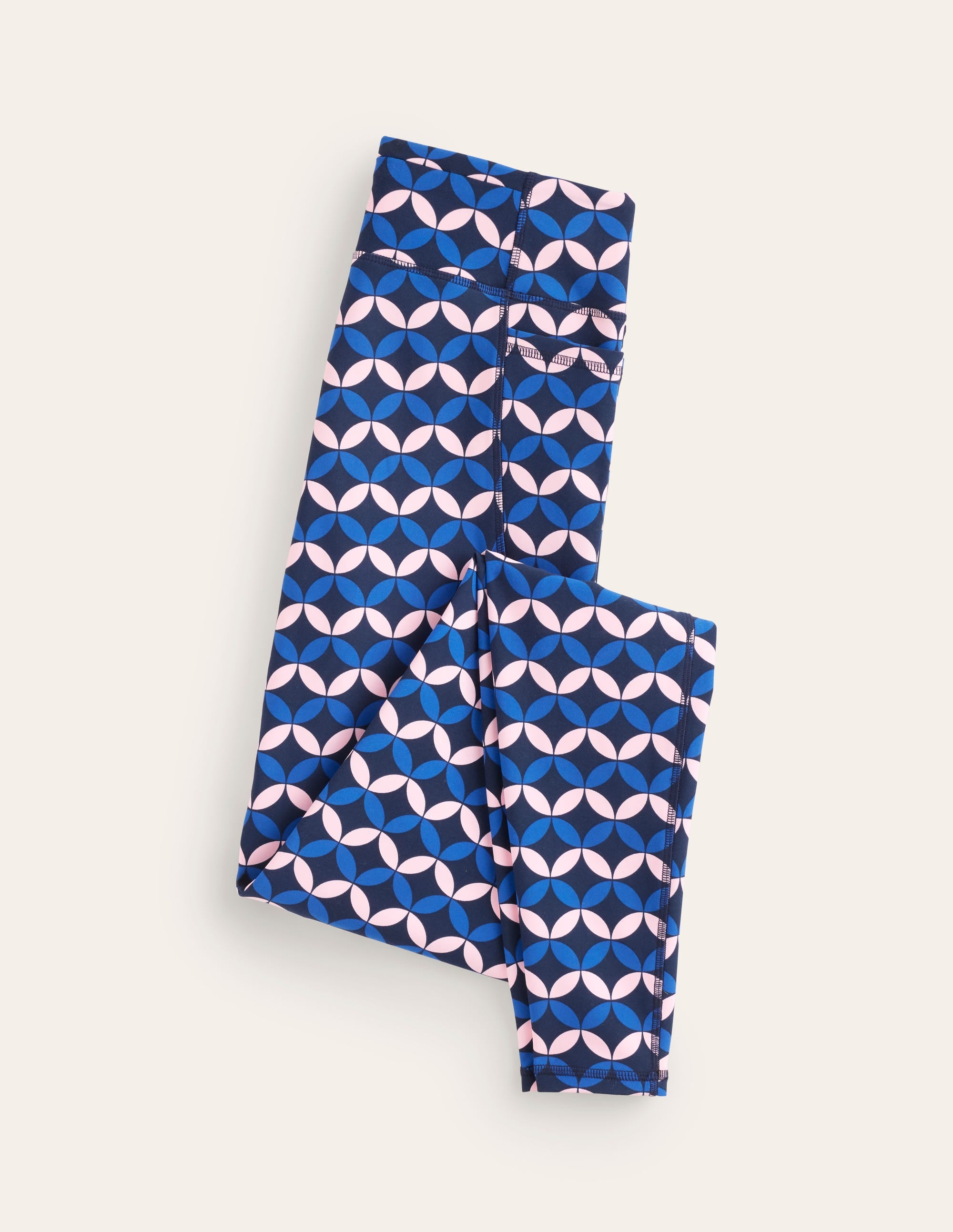 High Waist Pocket Leggings-Surf The Web, Diamond Terrace - Image 6