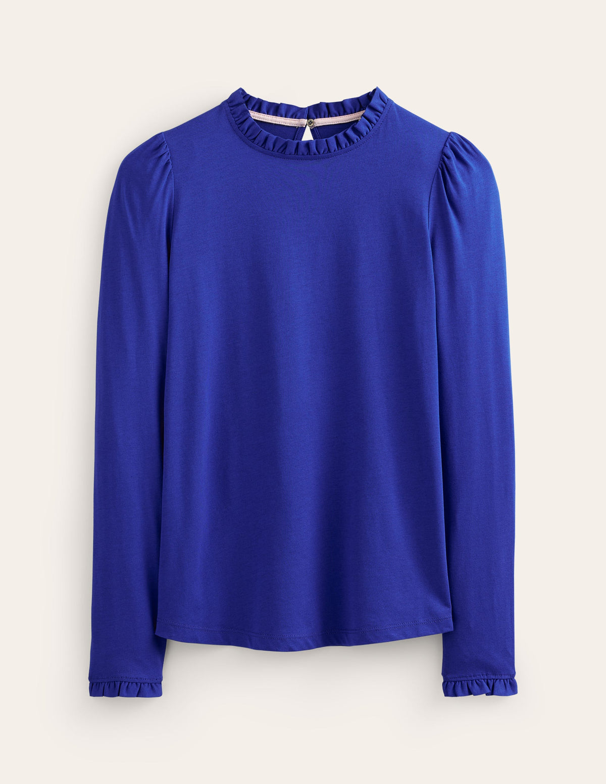 Top volanté ultra-doux-Bleu connecté - Image 5