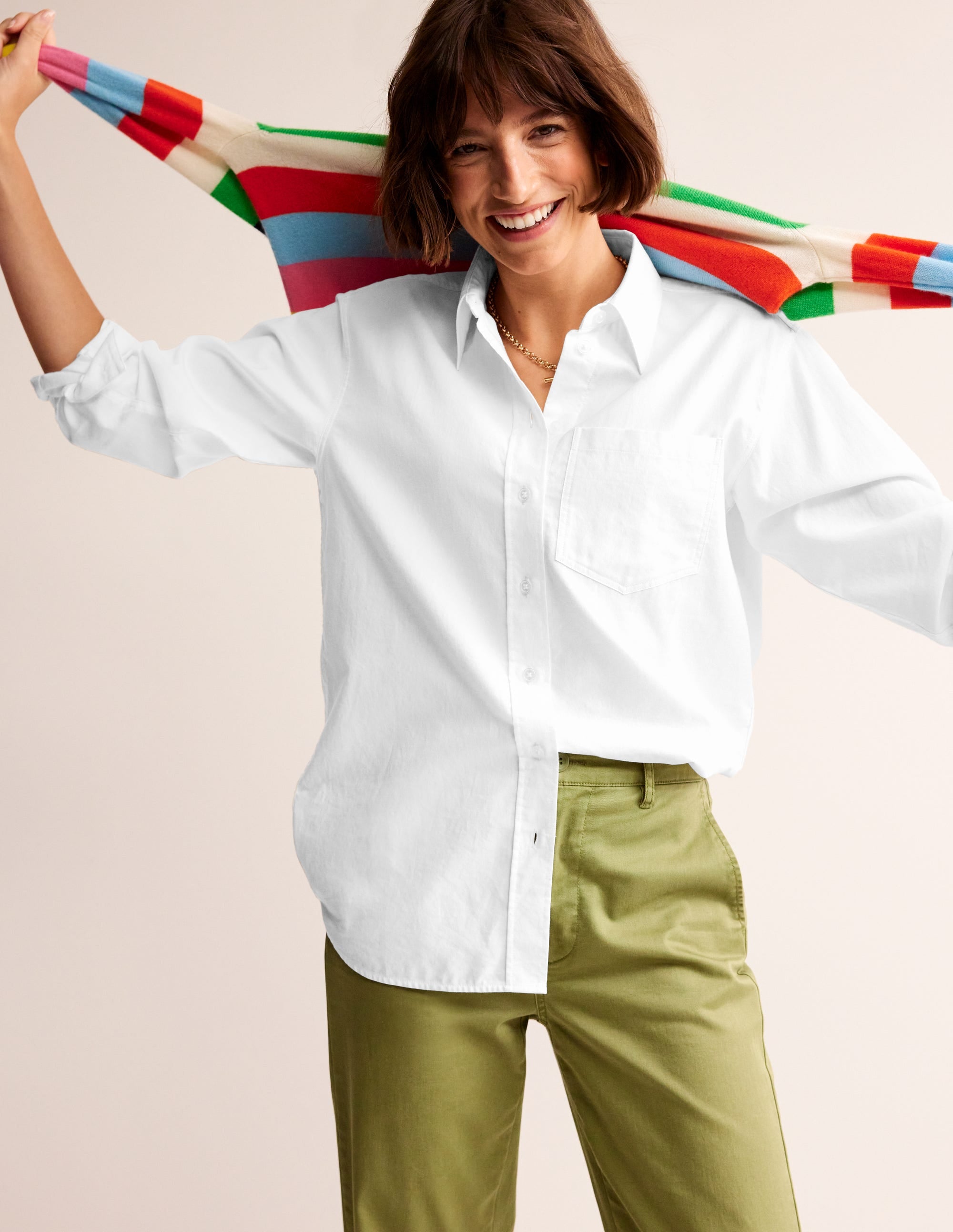 Connie Cotton Shirt-White - Image 4