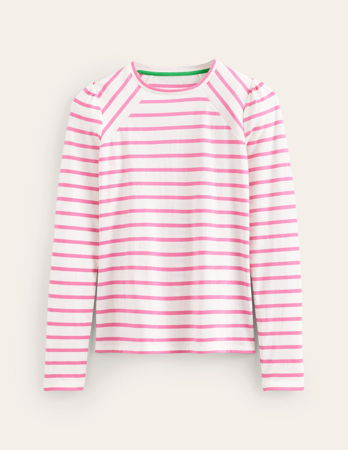 T-shirt Arabella à rayures-Sangria rose-5