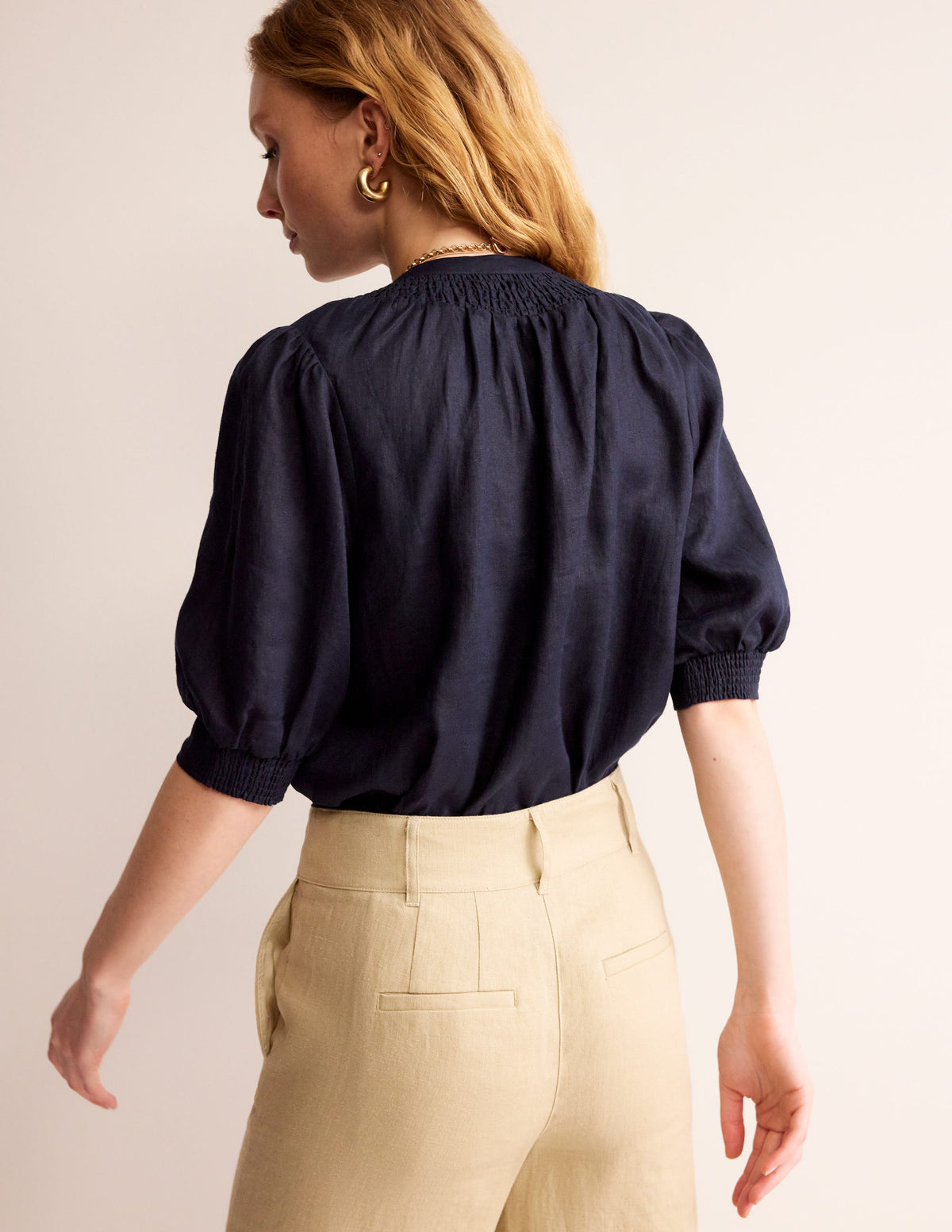 Ada Leinenoberteil-Aqua Marine Marl - Image 4