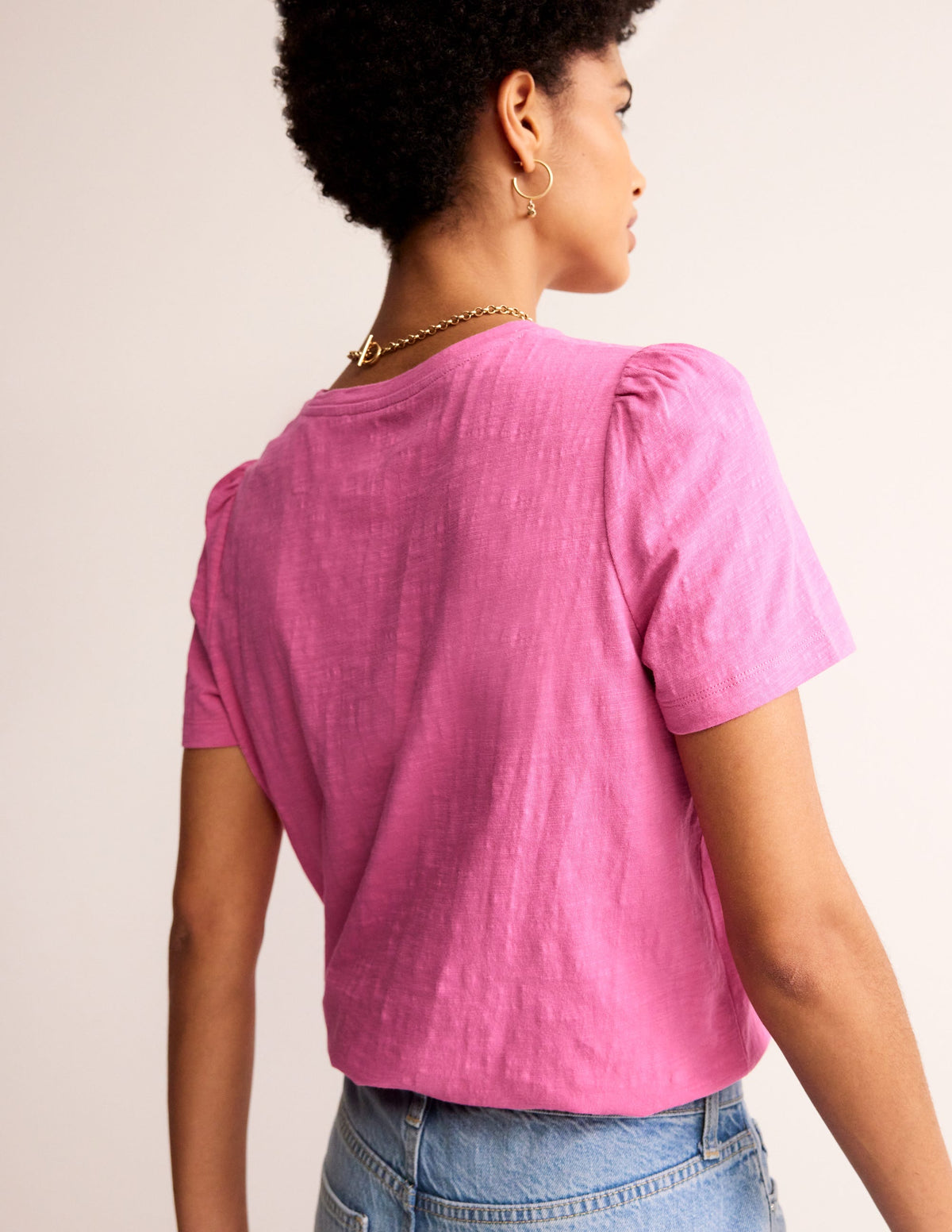 T-Shirt aus Baumwolle mit Puffärmeln-Beacon - Image 3