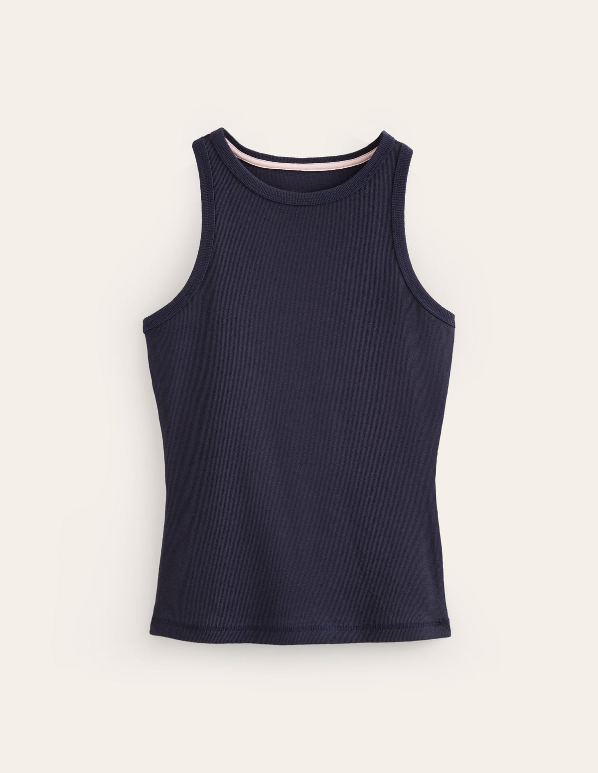 Geripptes Racer-Top-Aqua Marine Marl-5