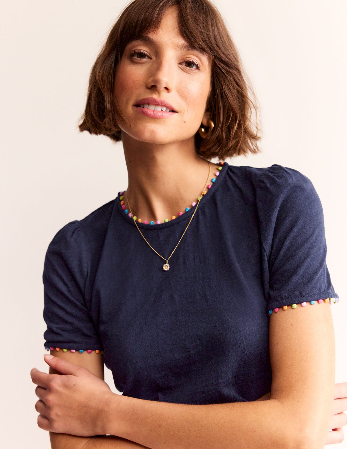 Ali Jersey-T-Shirt-Aqua Marine Marl - Image 1