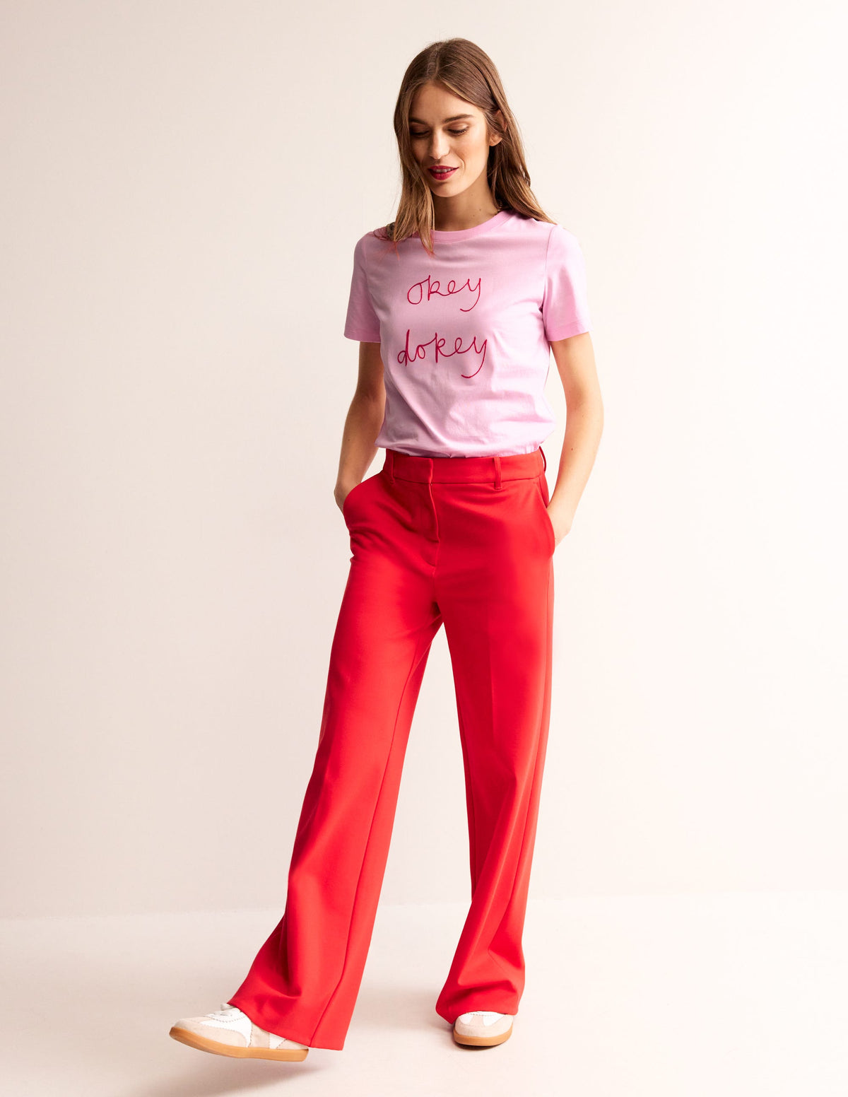 Rosa Embroidered T-Shirt-Sweet Lilac, Okey Dokey-4