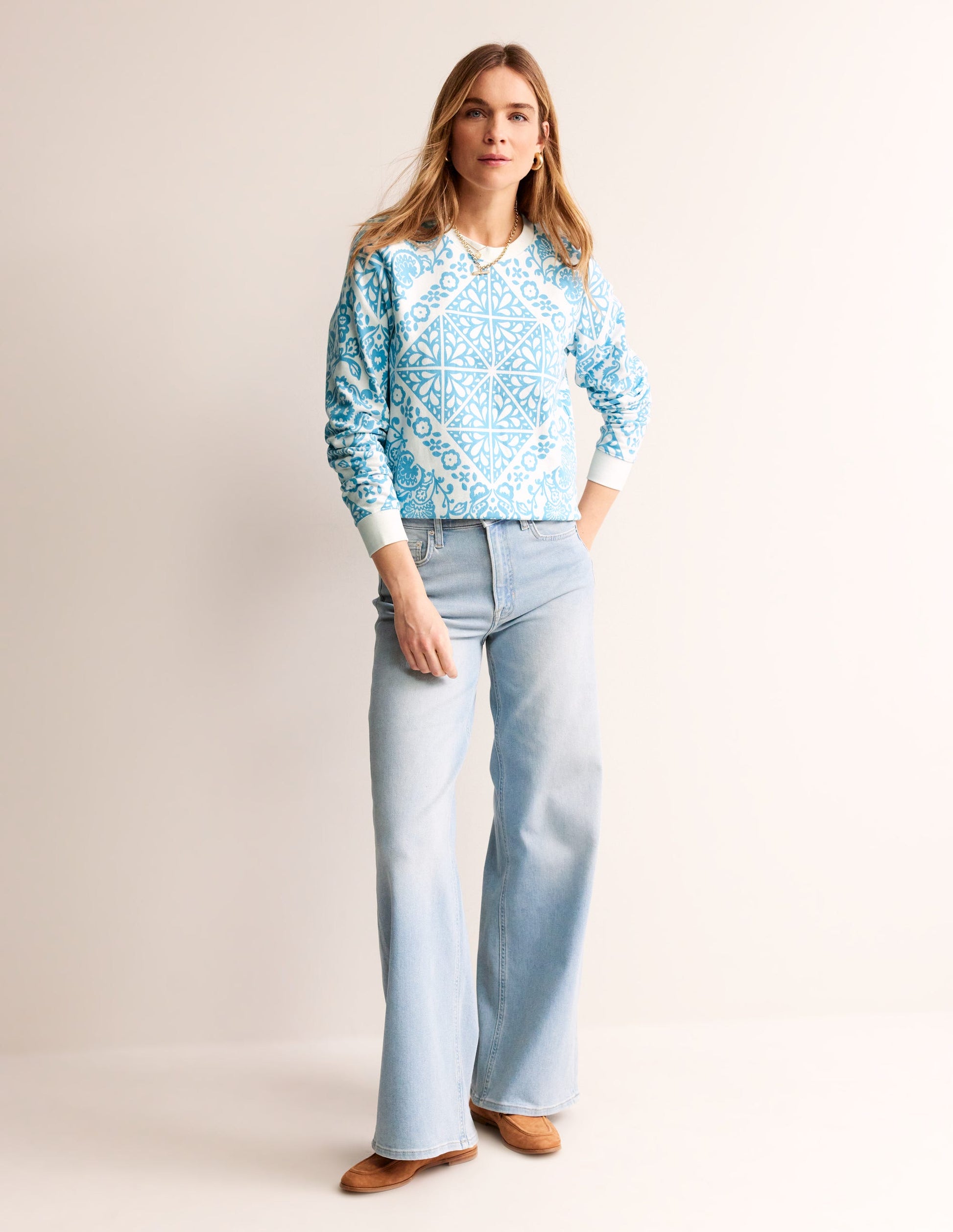 Hannah Sweatshirt mit Print-Naturweiß, Mosaik Terrace-4
