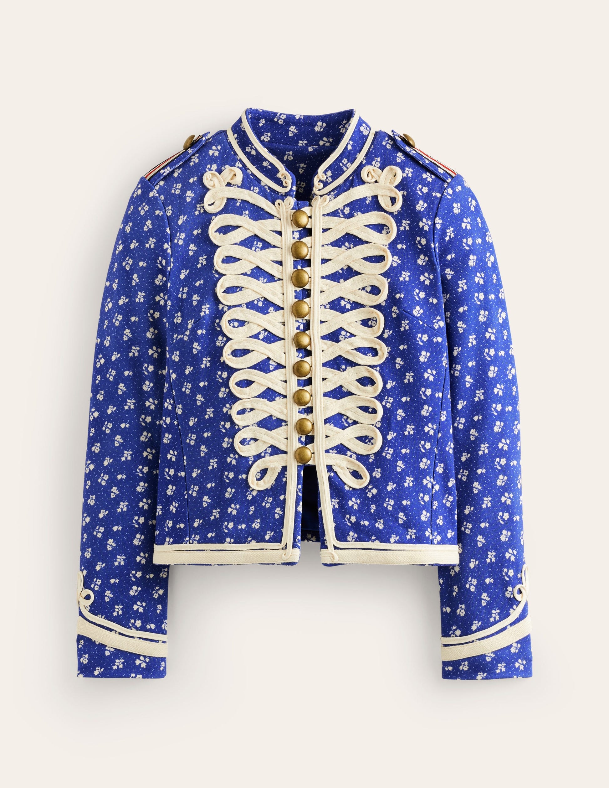 Jersey Military Jacket-Blue-7