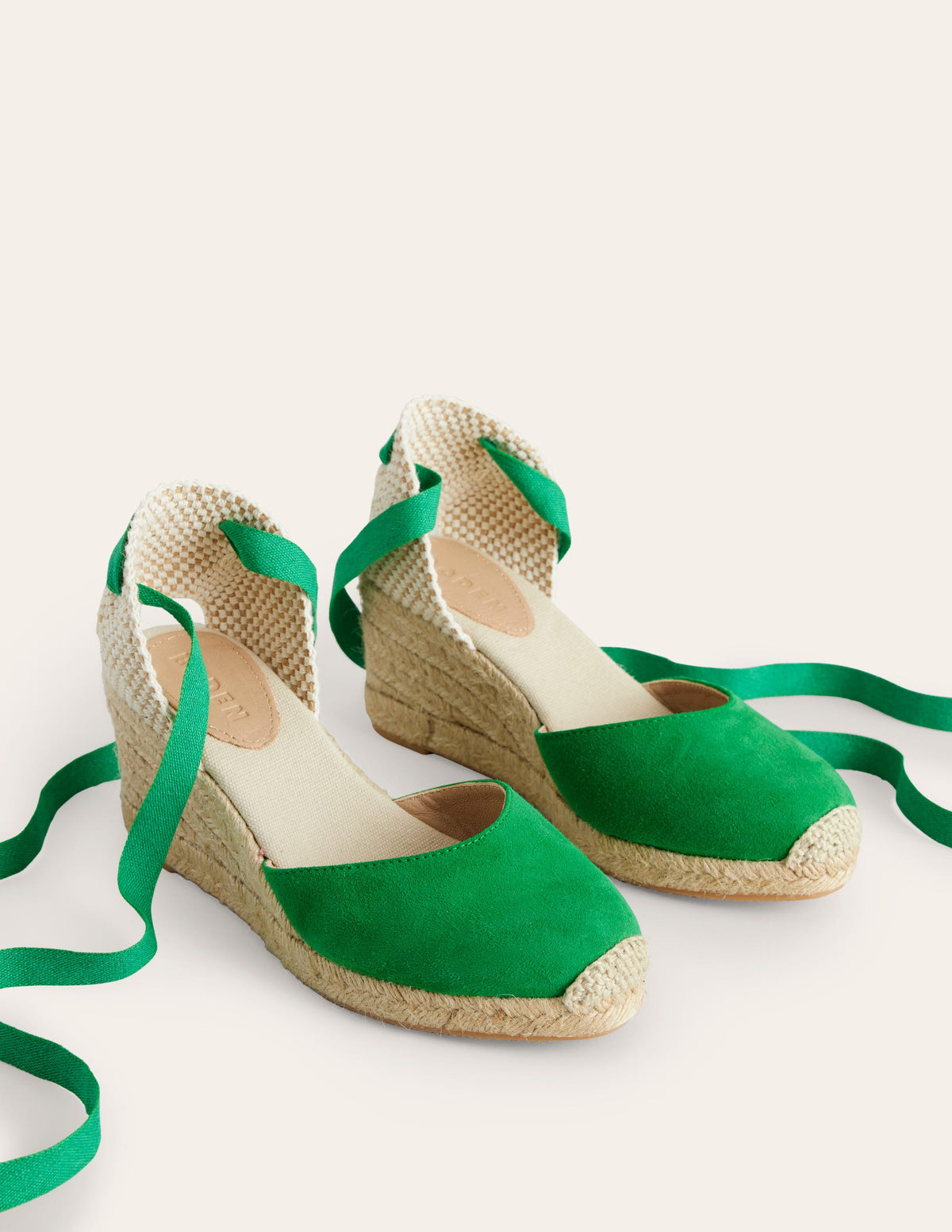 Espadrilles compensées Cassie-Vert printemps-3