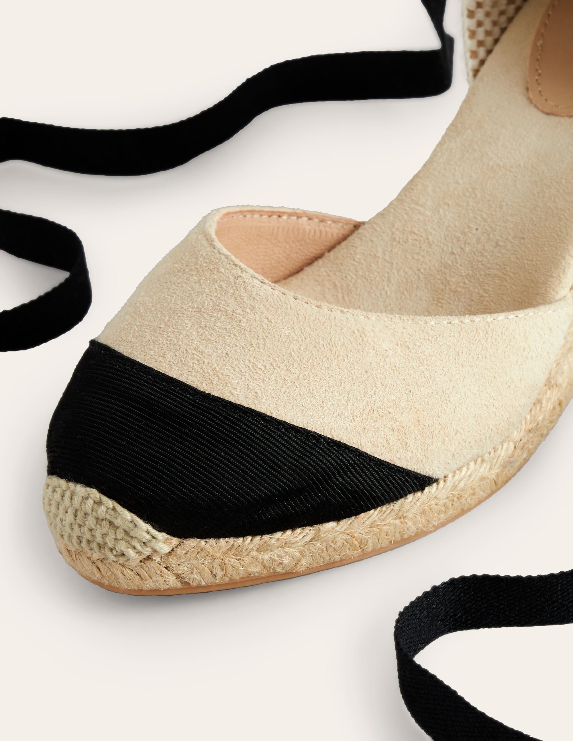 Cassie Espadrille Wedge-Oatmeal/ Black - Image 4
