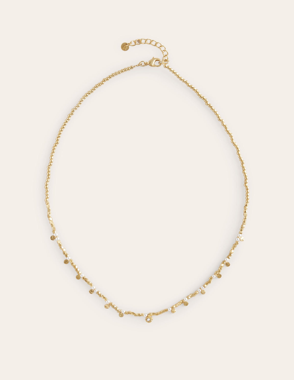 Layering Bead Necklace-Gold - Image 2