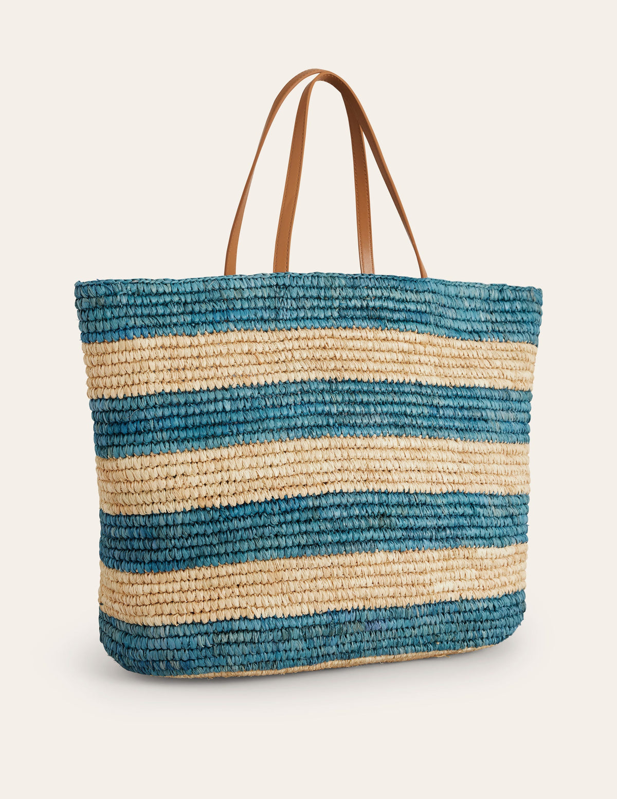 Sac cabas en raphia-Chalky Pink Gingham - Image 3