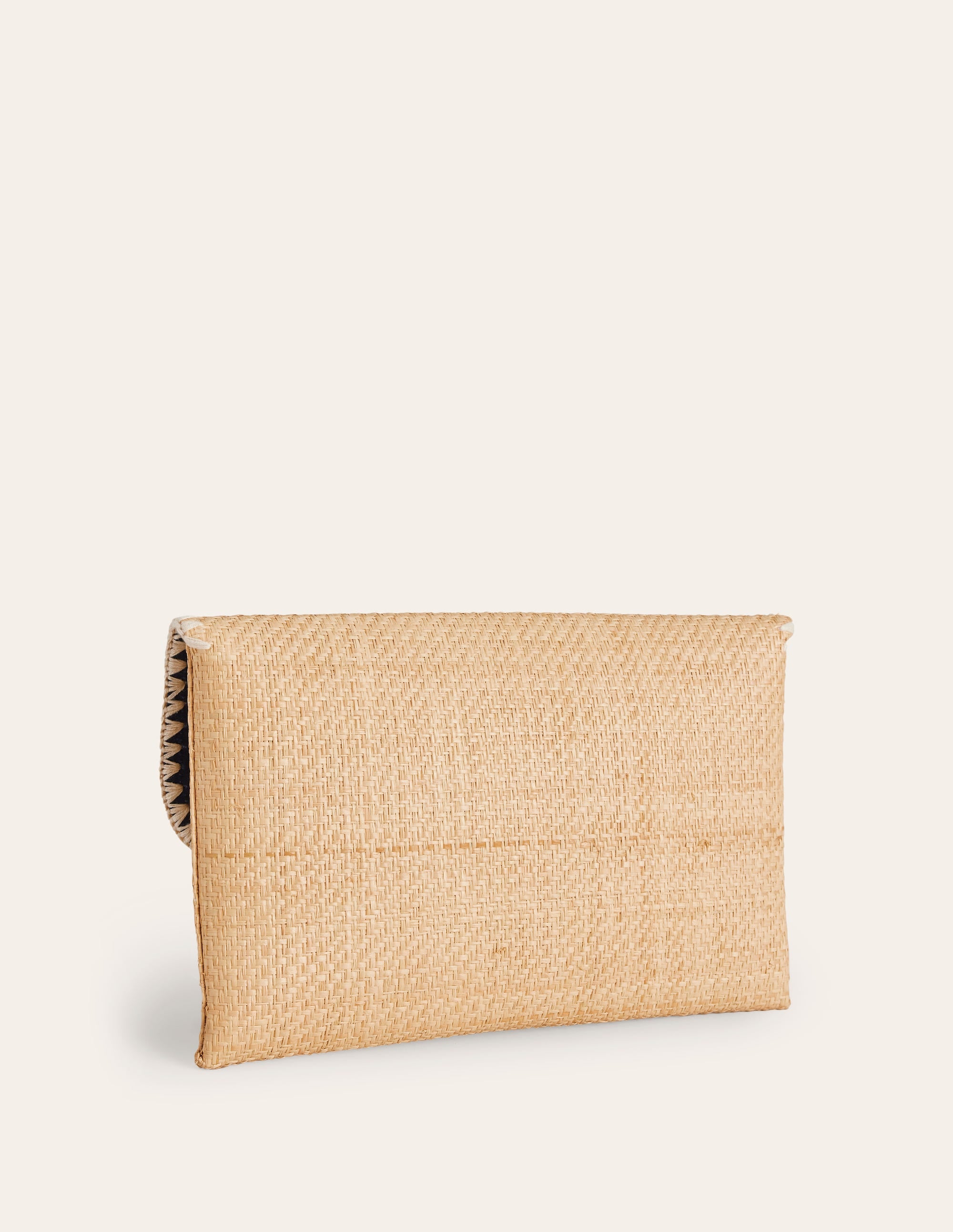 Clutch aus Bast-Ecru - Image 3