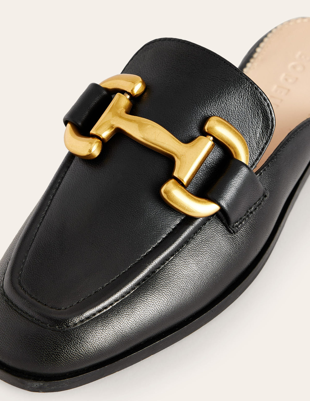Iris Pantoletten-Loafer mit Trensendetail-Schwarz - Image 5