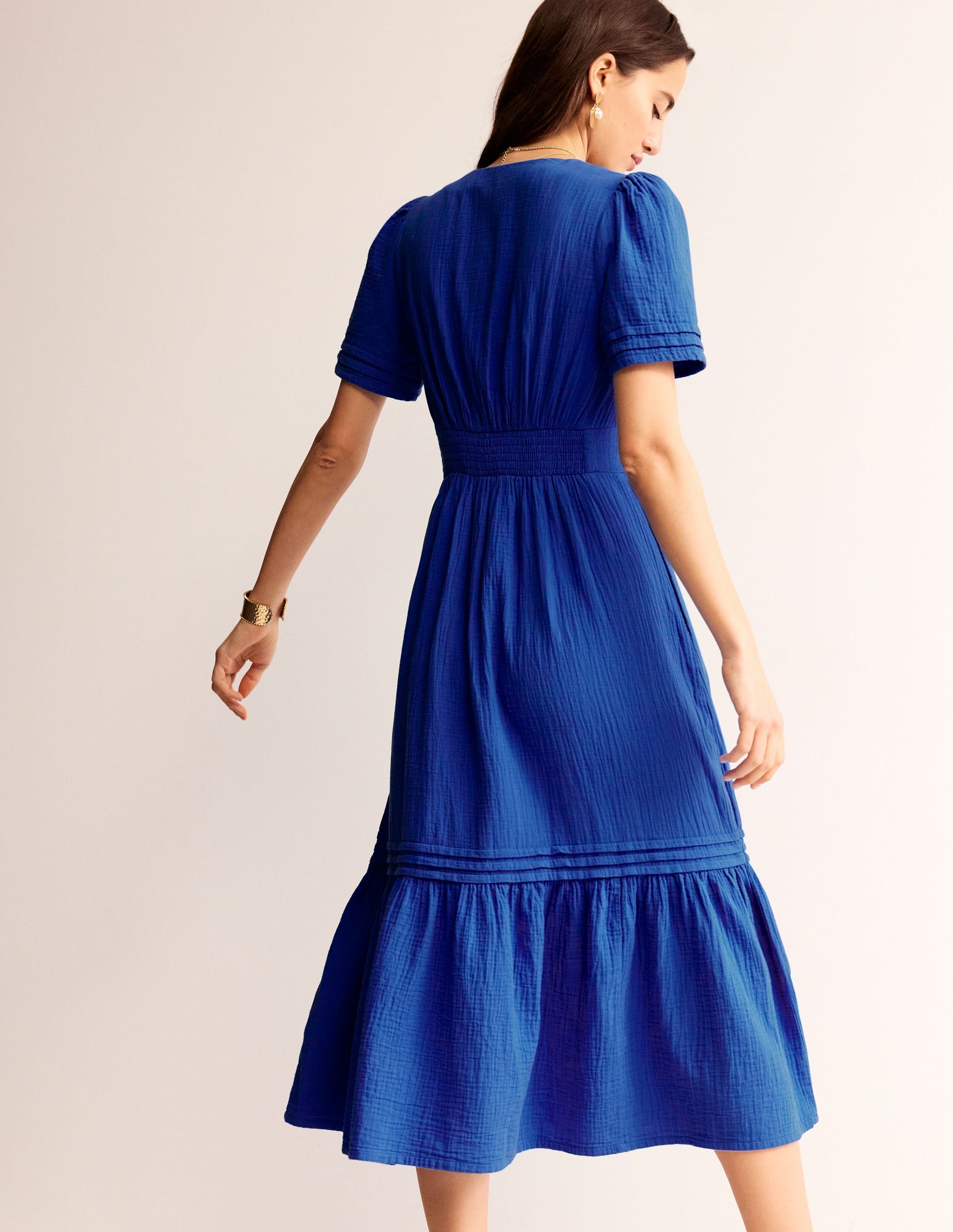 Eve Doppeltuch-Midikleid-Indigofink-4