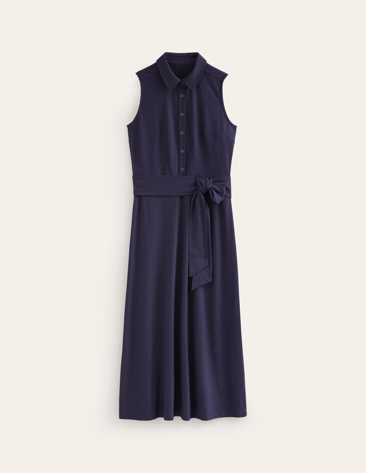 Laura Ärmelloses Hemdblusenkleid-Dunkel Denim - Image 5