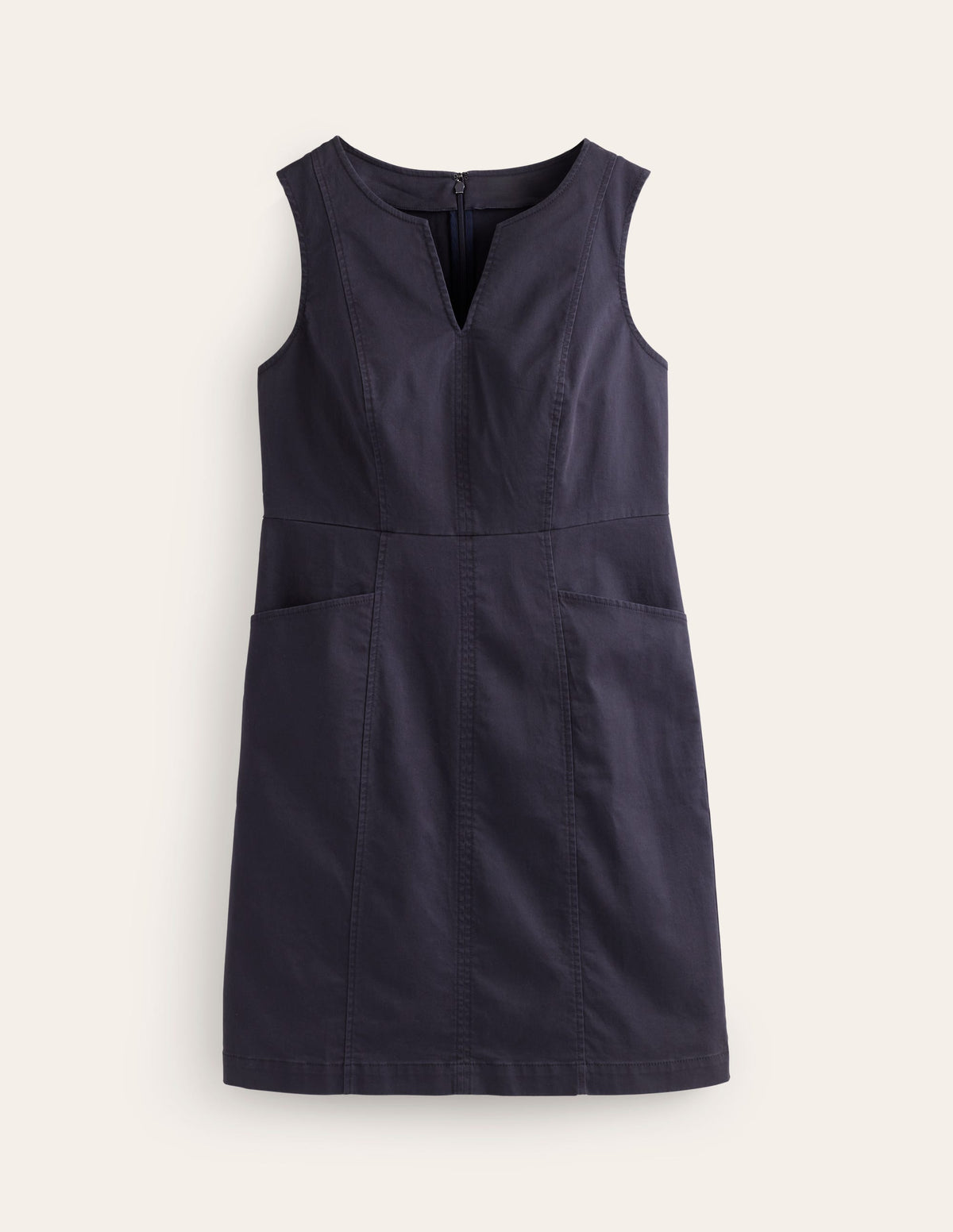 Helena Kurzes Chino-Kleid-Aqua Marine Marl - Image 5
