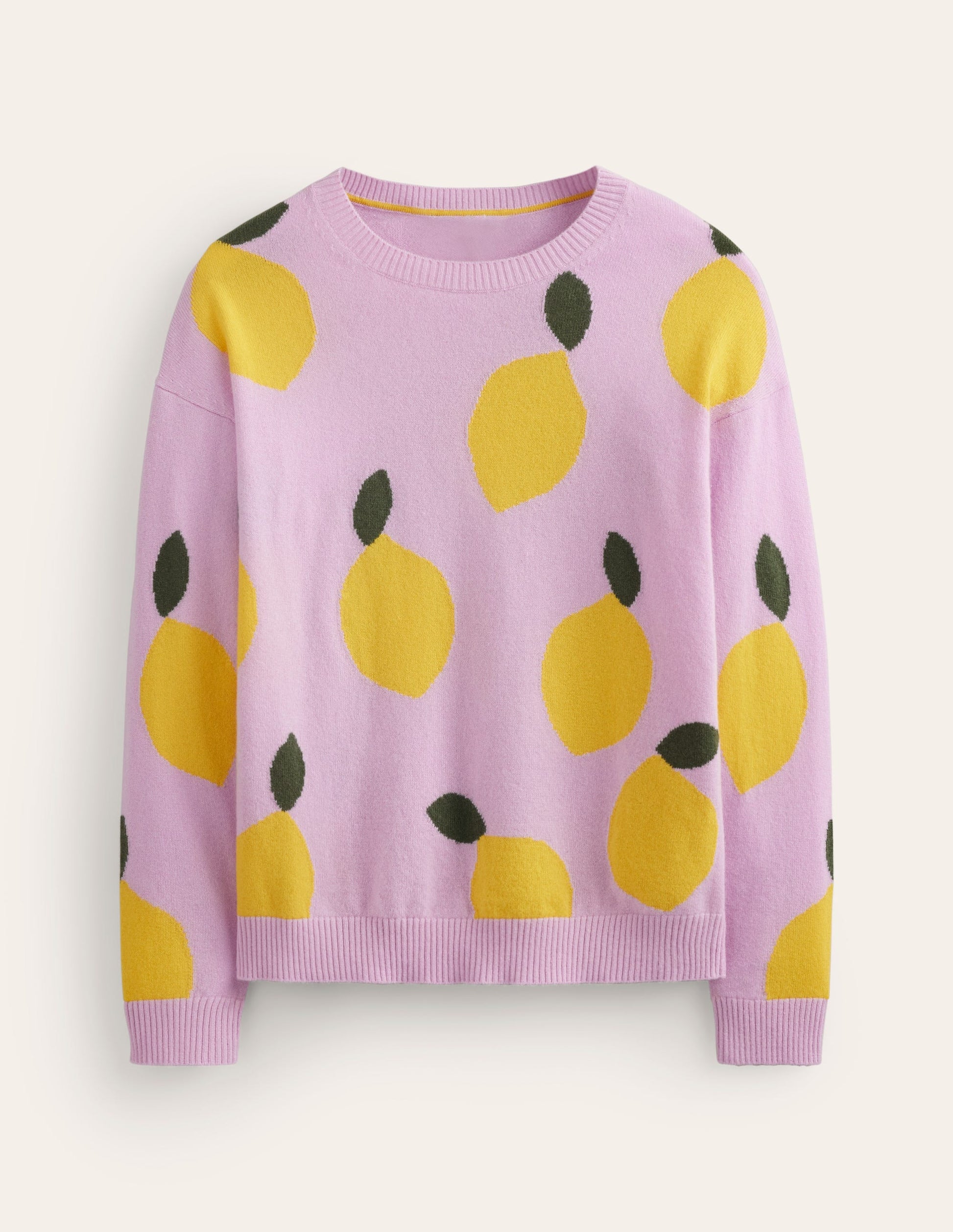 Lydia Kaschmirpullover-Mauve Dunst, Zitronen-9