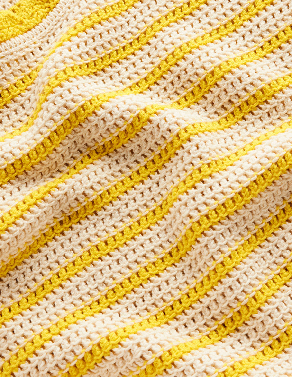 Texturiertes Tanktop mit Muschelsaum-Naturweiß/Passionsfrucht Gelb - Image 7