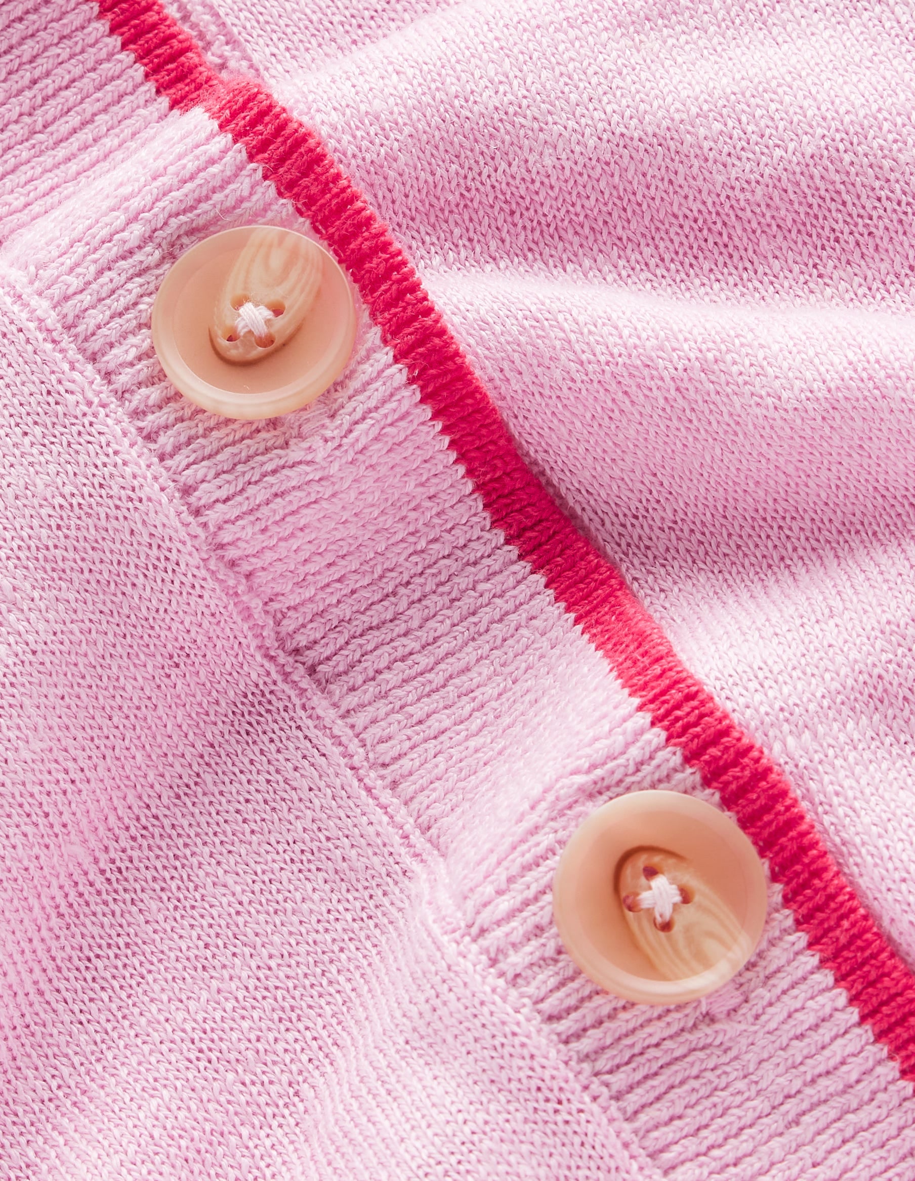 Gilet col V Maggie en lin-Rose lilas doux - Image 6