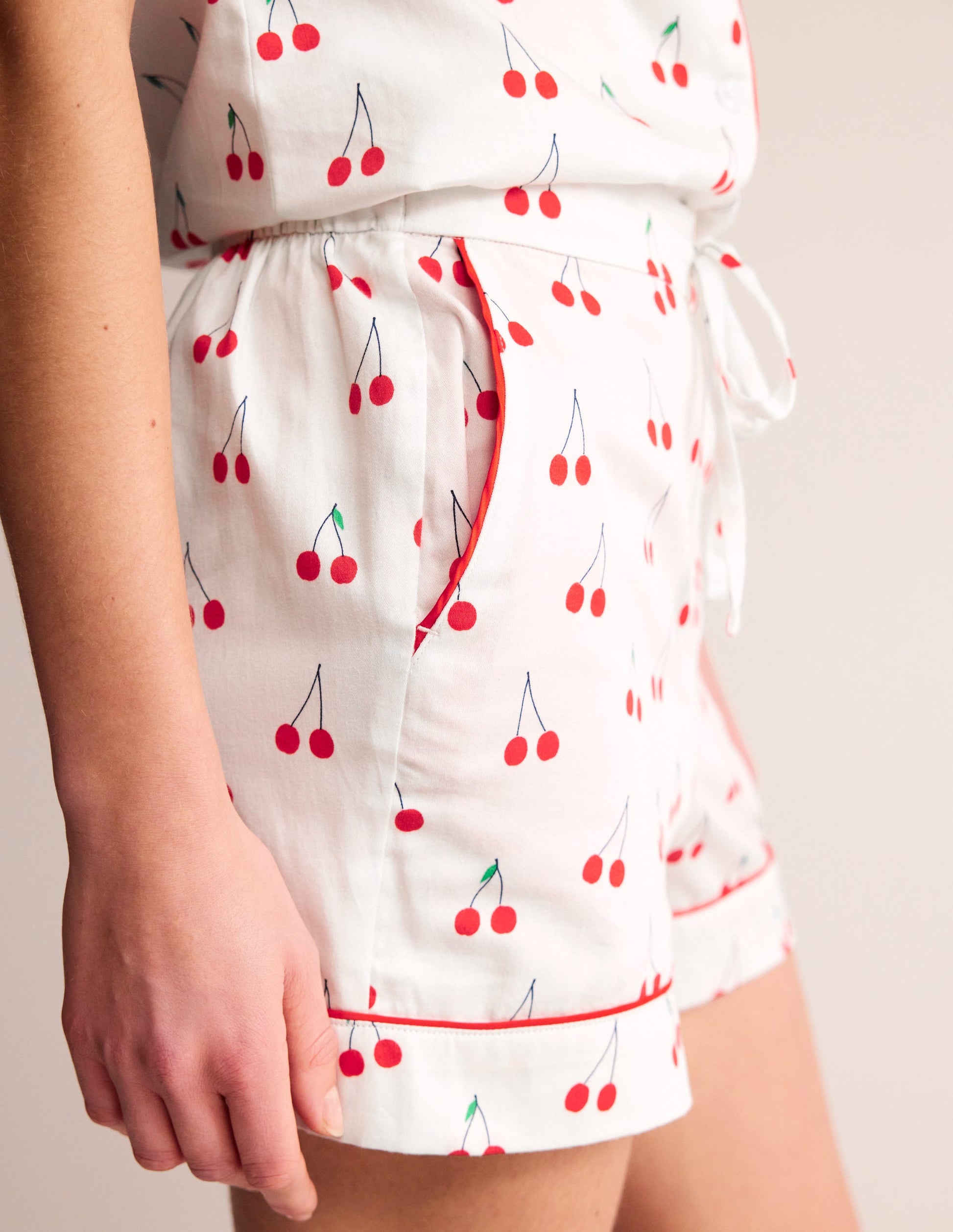 Short de pyjama en satinette de coton-Arctic Penguins-2