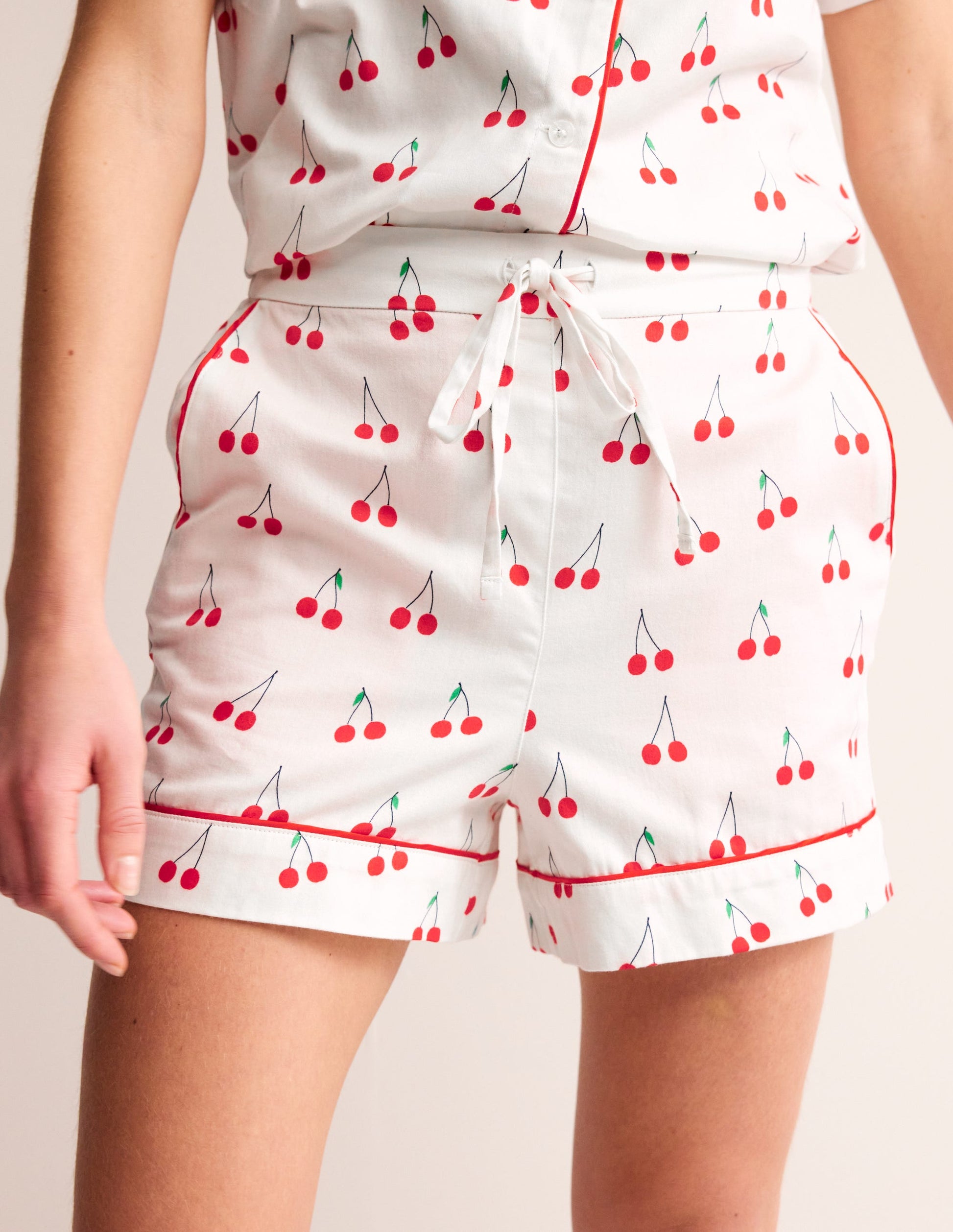 Short de pyjama en satinette de coton-Arctic Penguins-4