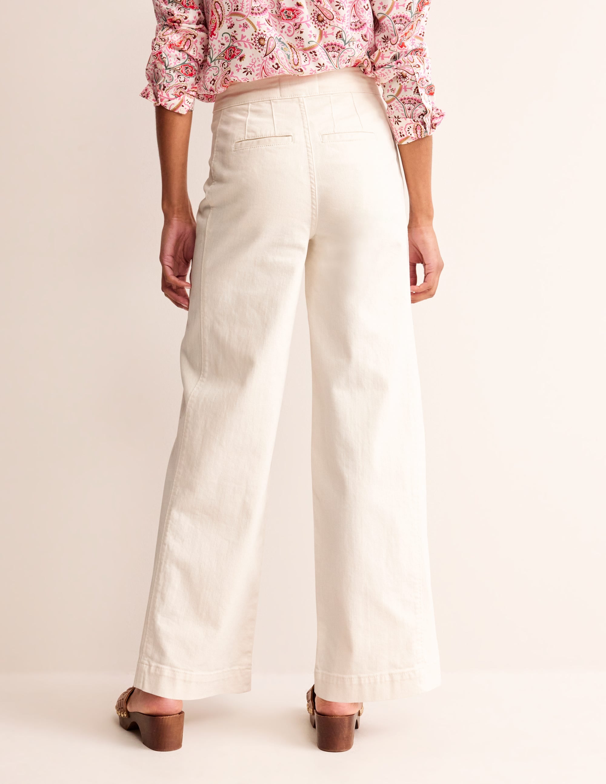 Pantalon de marin large-Écru - Image 3