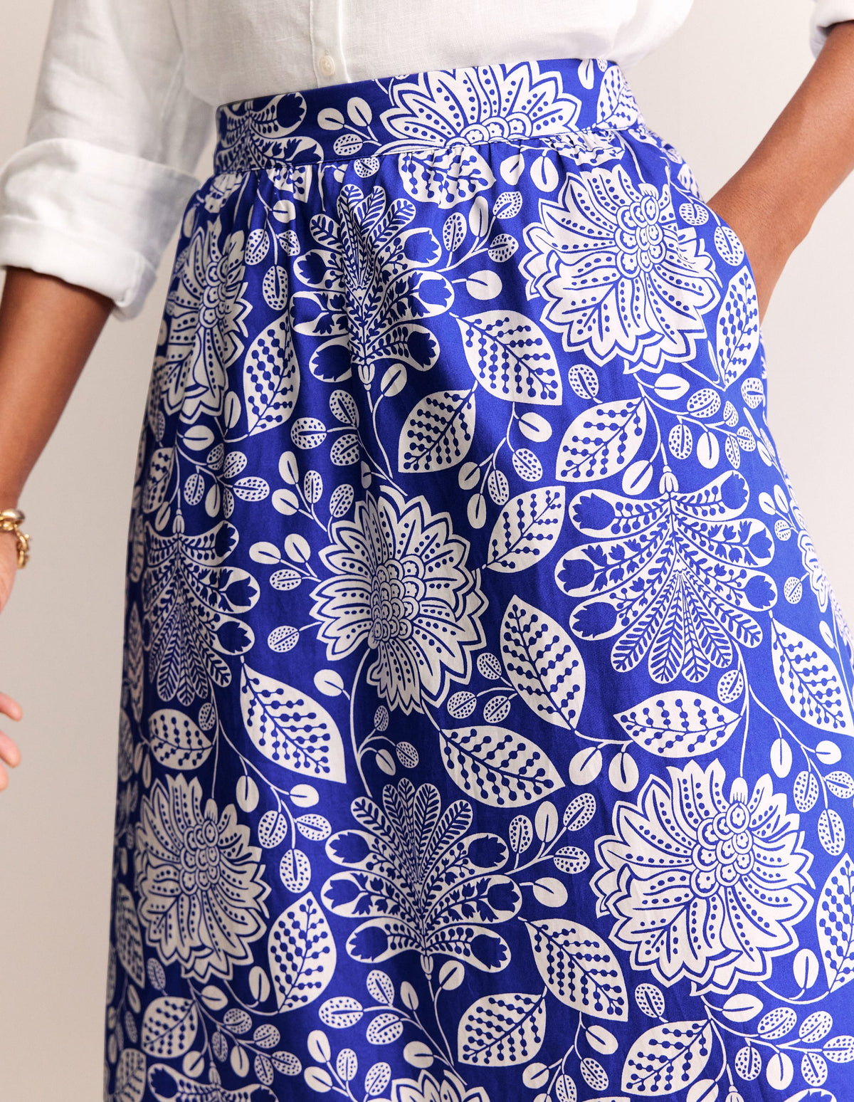 Hattie Midirock aus Popeline-Surf The Web, Gardenia Swirl - Image 2