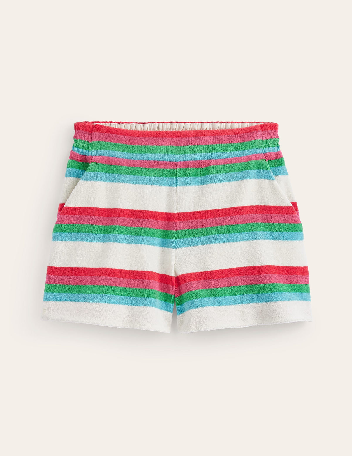 Short en éponge-Rayé multi - Image 5