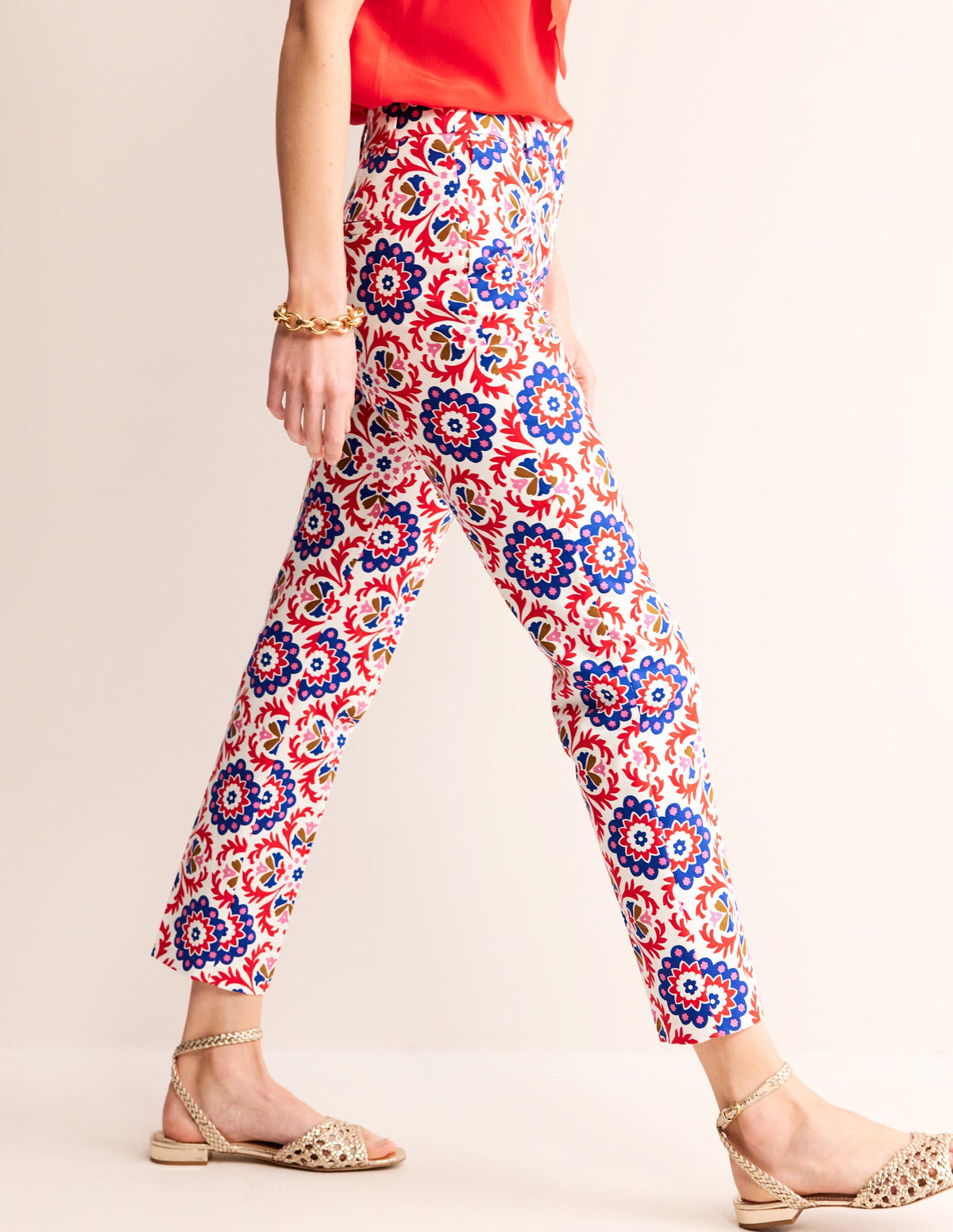 Highgate Satin-Hose-Rubicondo, Mosaik Blüte - Image 4