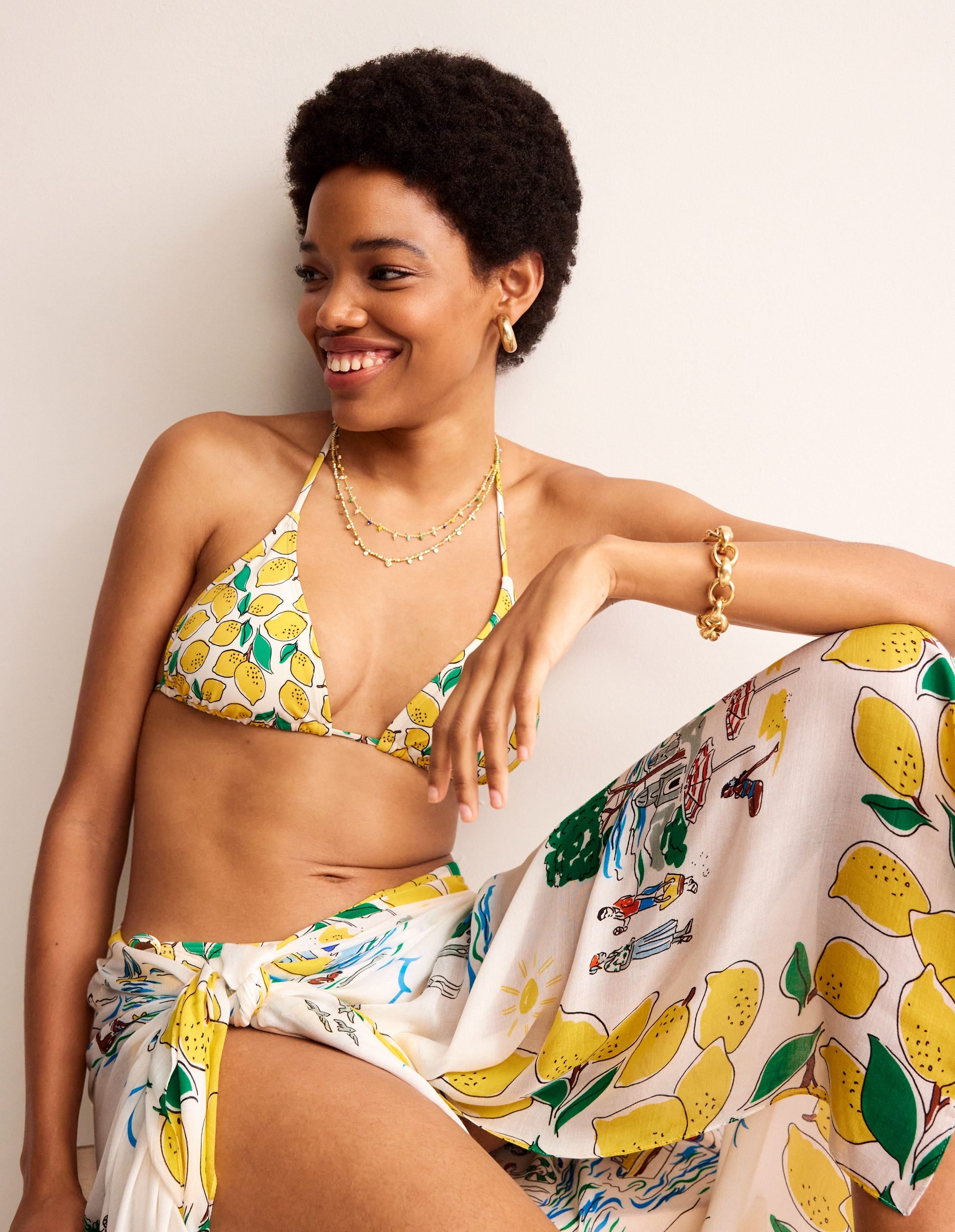 Symi String Bikini Top-Ivory, Lemons-4