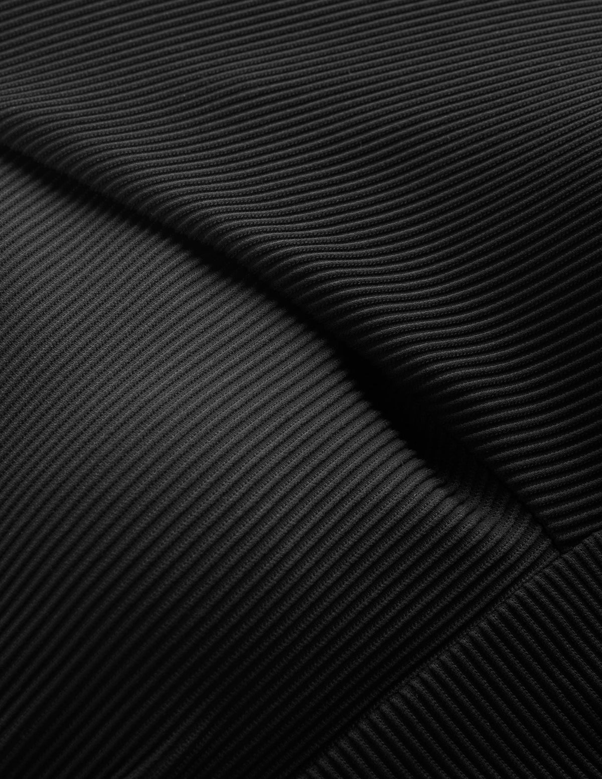 Maillot de bain dos-nu croisé sur le devant-Côtelé noir - Image 6