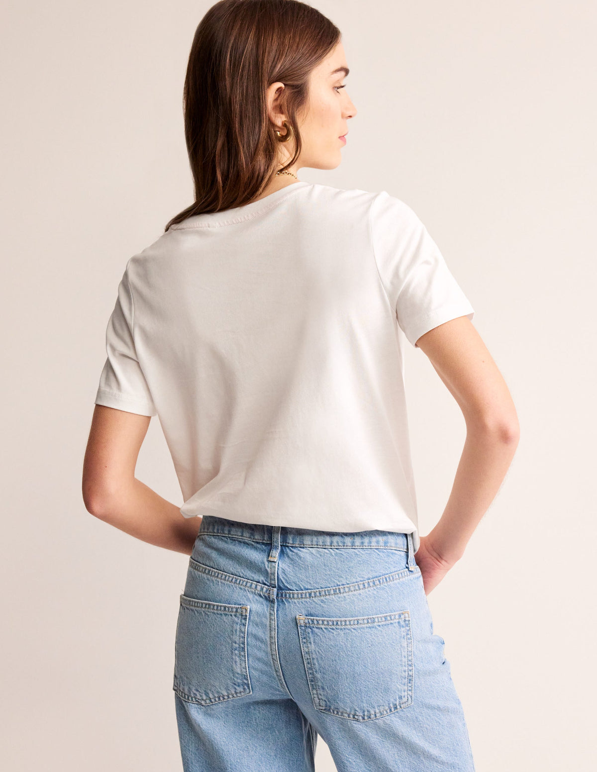 T-shirt Rosa brodé-Motif Jolly Good-3