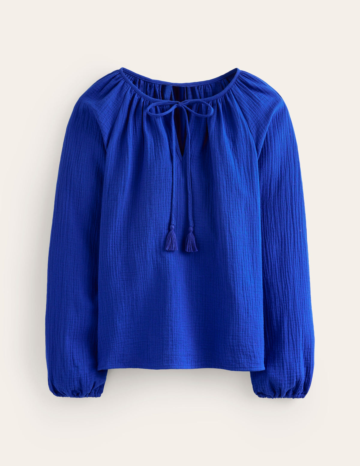 Oberteil aus doppellagigem Stoff mit Blousonärmeln-Surf the Web-6