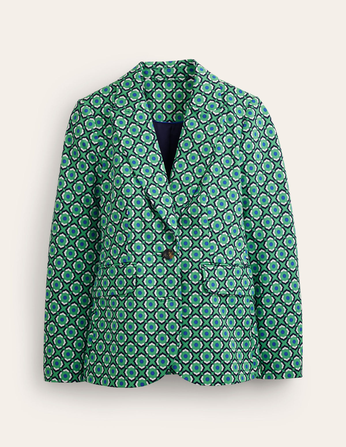 Marylebone Blazer aus Bi-Stretch-Ming-Grün, Geo Frucht-6