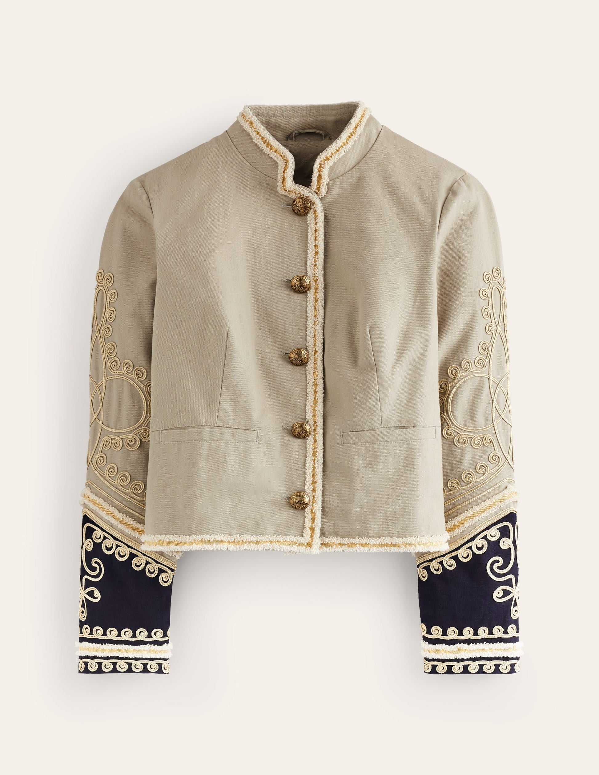 Greenwich Military Jacket-Light Khaki-5