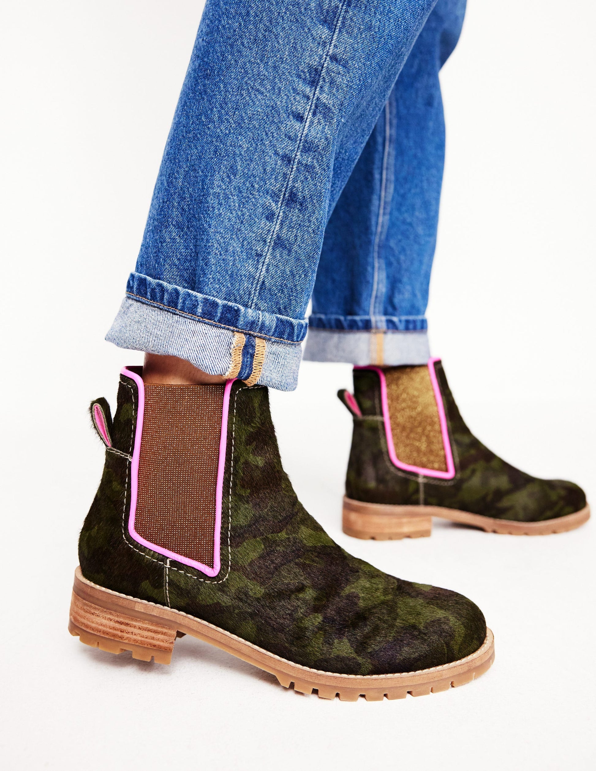 Freya Chelsea-Stiefel-Tarnmuster-1