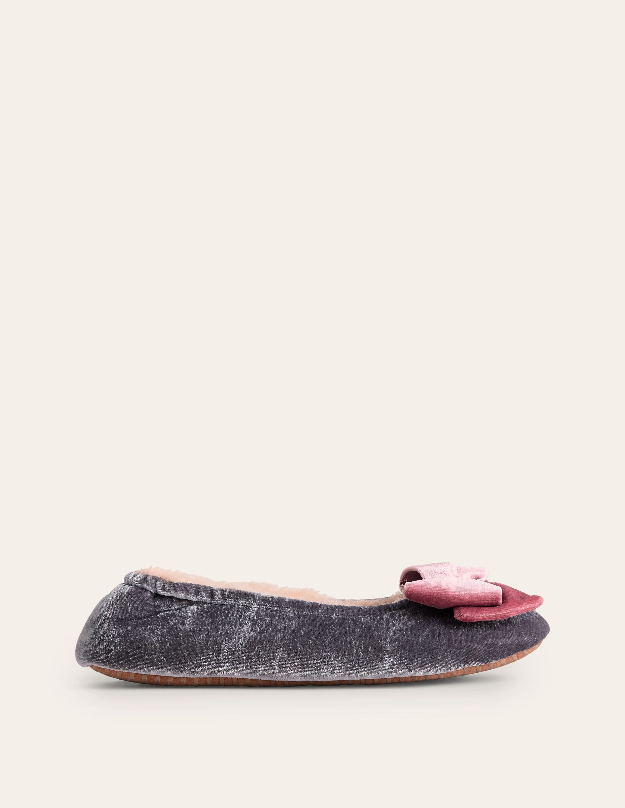 Chaussons à nœuds-Anthracite chiné - Image 2