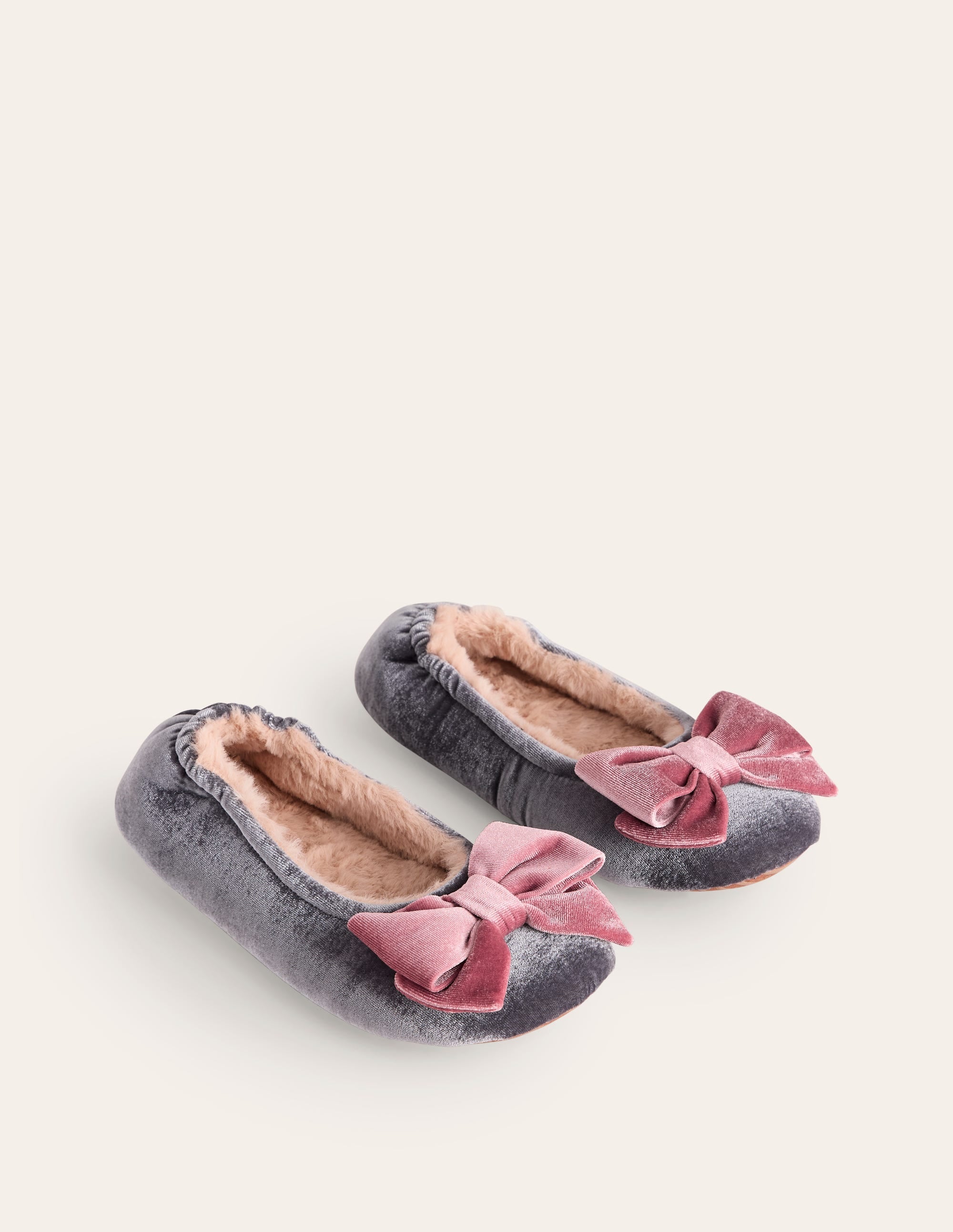 Chaussons à nœuds-Anthracite chiné - Image 3