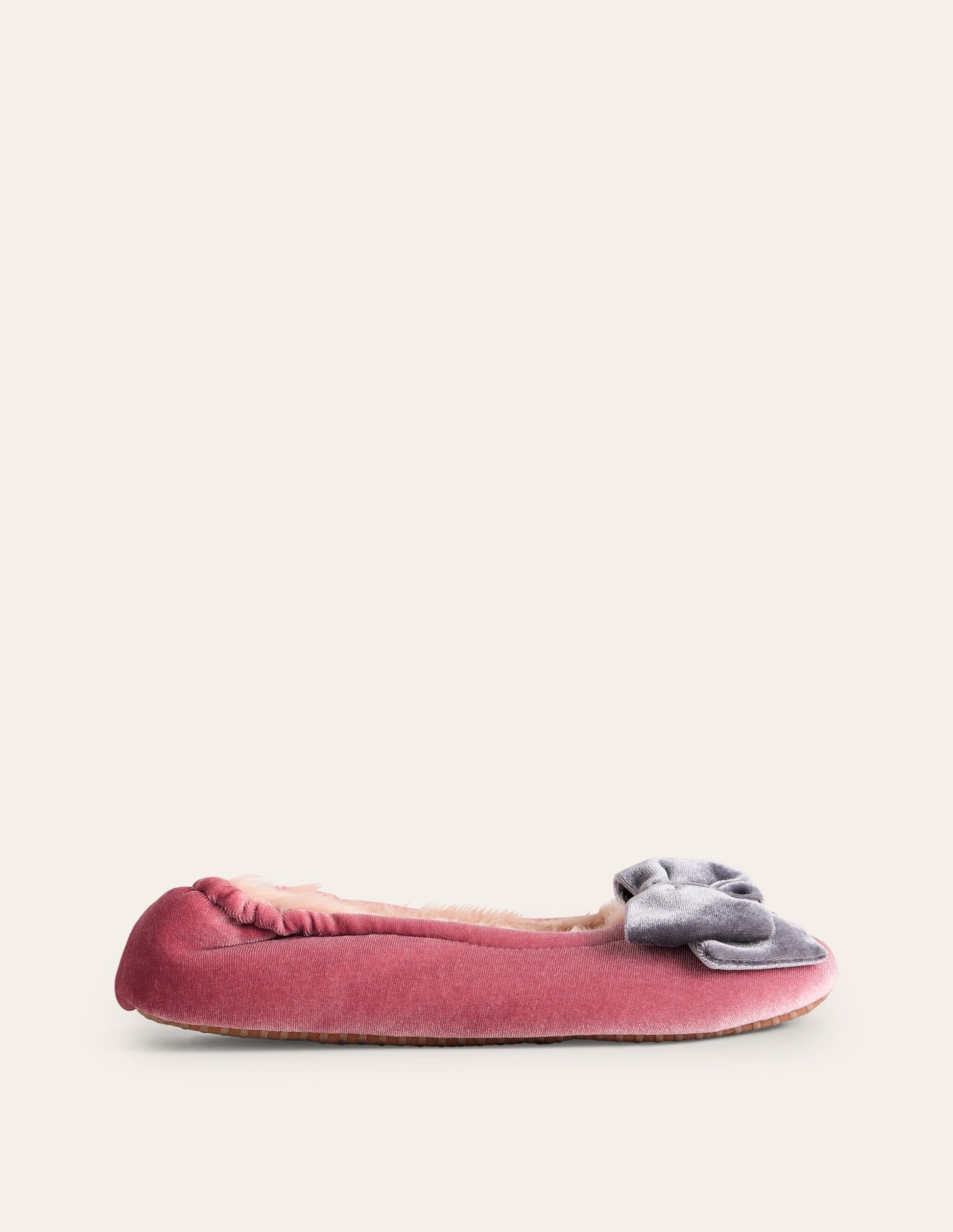 Slipper mit Schleife-Blasspink-2